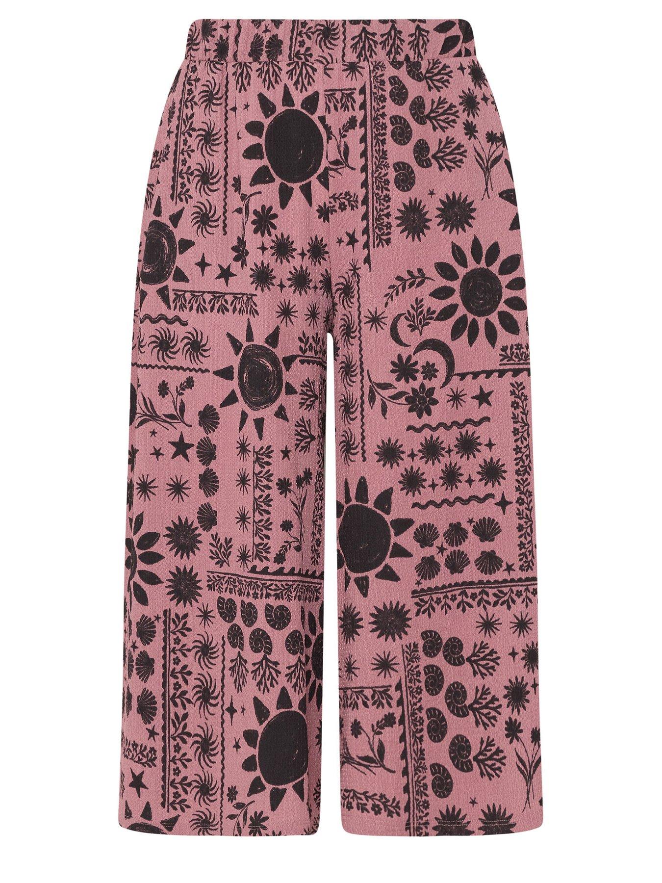 Image 4 of 4 of Yours Curve Jersey Midaxi Culotte