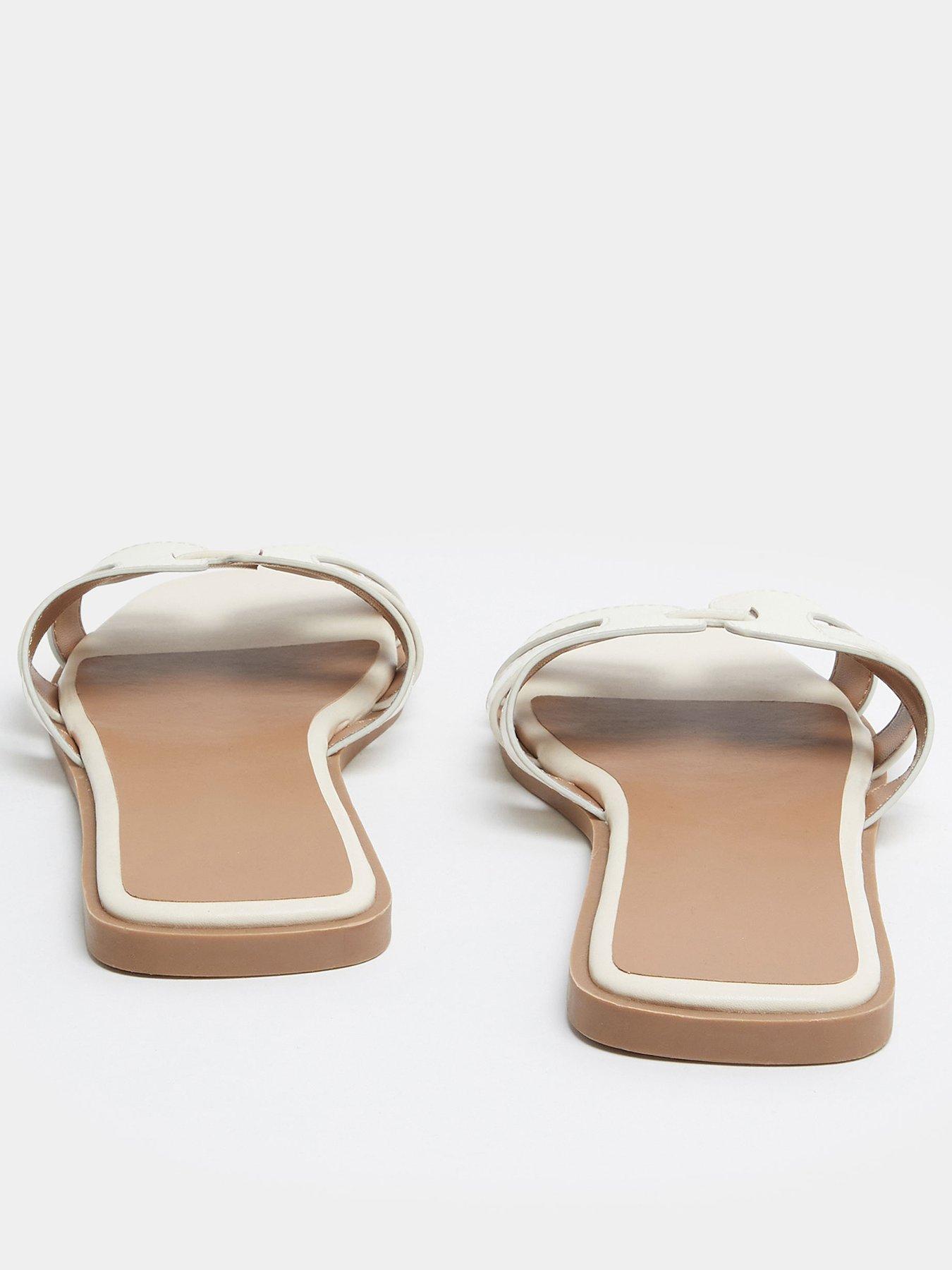 Image 3 of 4 of Yours Extra Wide Fit Cut Out Mule Sandal
