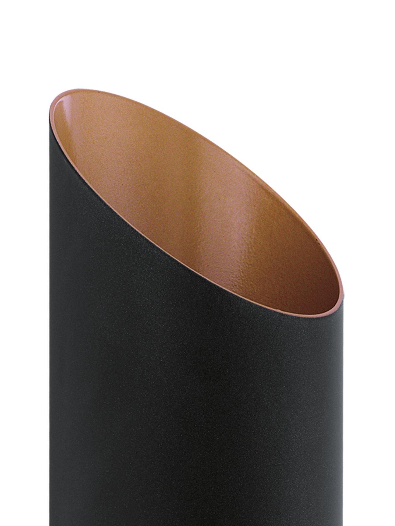 Image 3 of 5 of Eglo Agolada 2-Light Copper And Black Exterior Wall Light