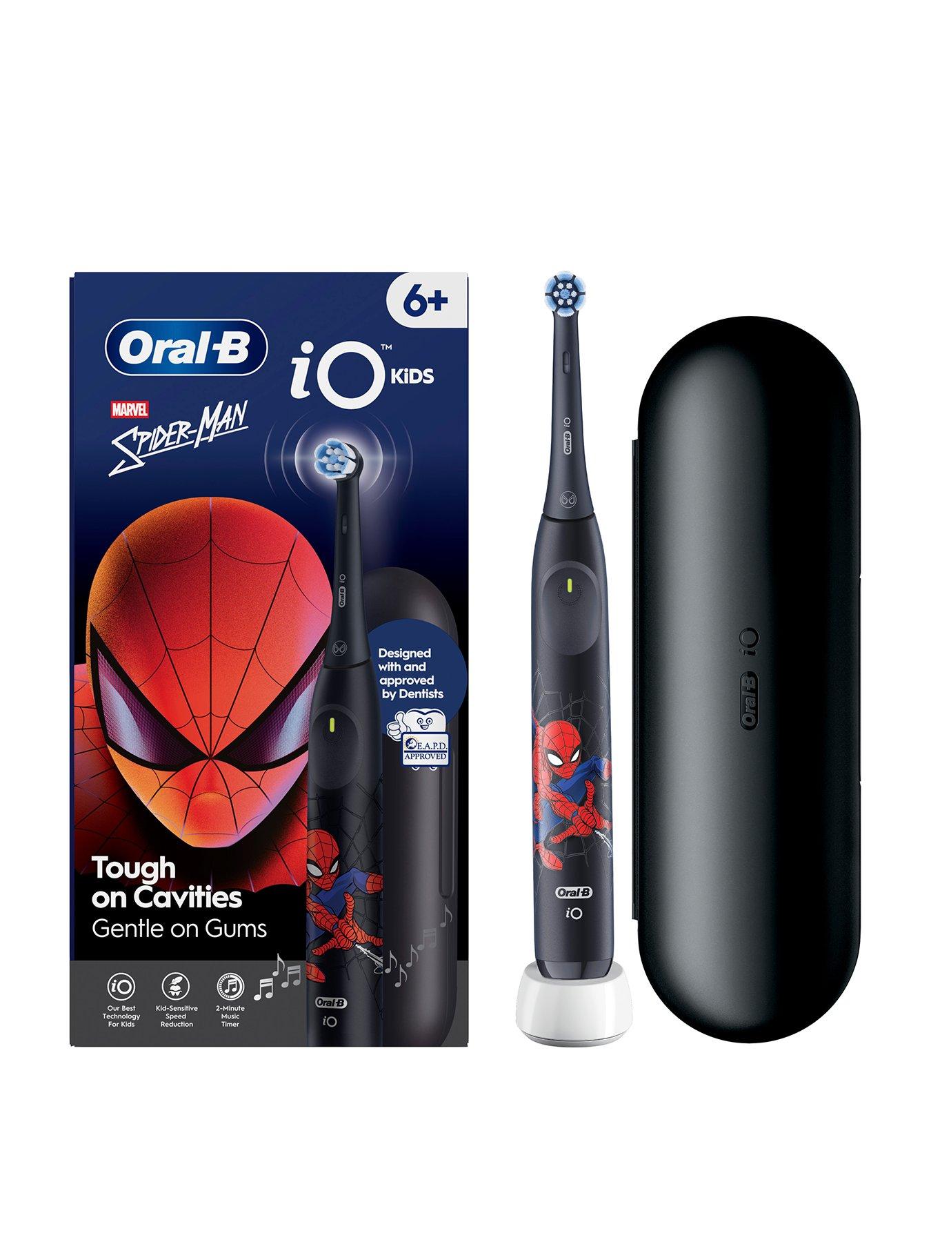 Image 1 of 7 of Oral-B iO Kids Marvel Spiderman Electric Toothbrush, 1 Toothbrush Head, 1 Travel Case