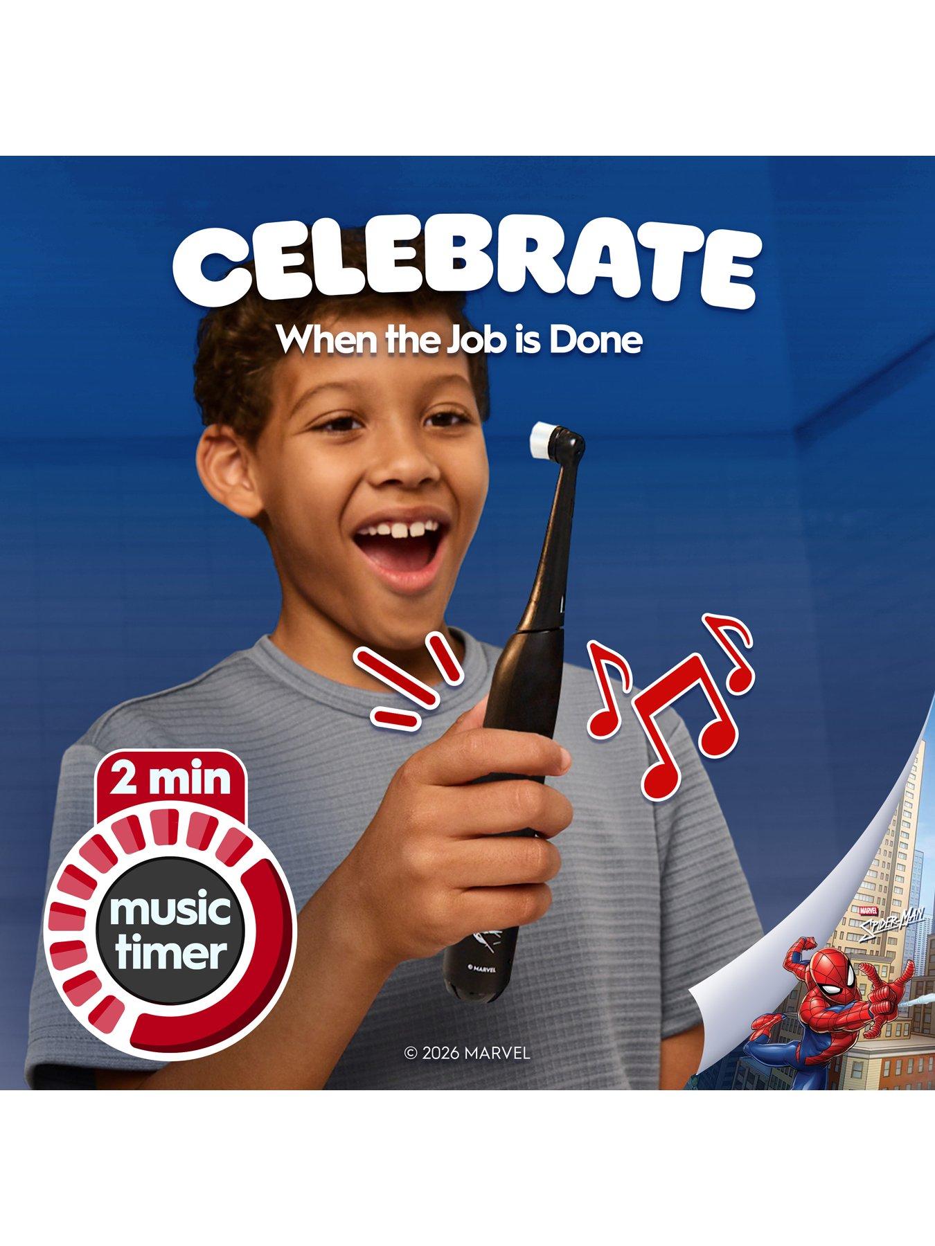Image 5 of 7 of Oral-B iO Kids Marvel Spiderman Electric Toothbrush, 1 Toothbrush Head, 1 Travel Case