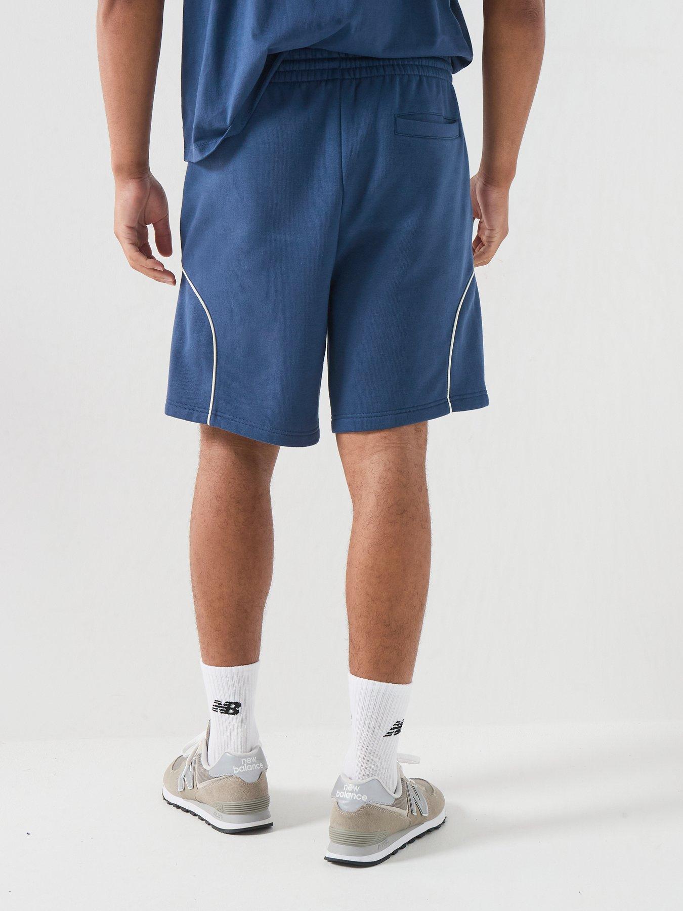 Image 2 of 6 of New Balance Mens Trackside Fleece Short - Navy