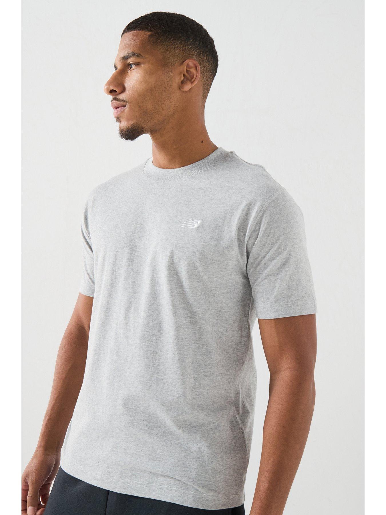 New Balance Mens Sport Essentials Cotton T-Shirt - Grey