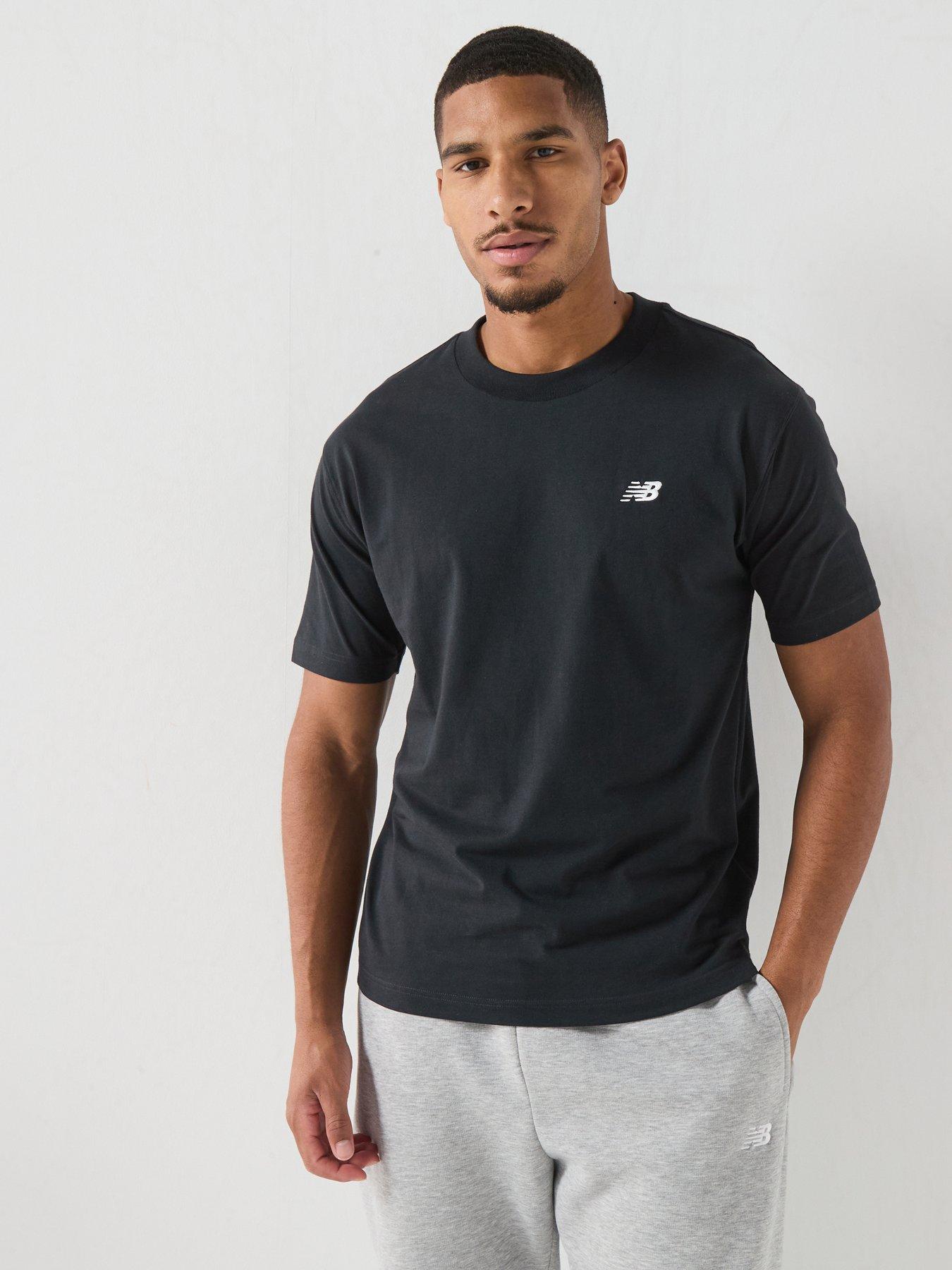 New Balance Mens Sport Essentials Cotton T-Shirt, Black, Size Xl, Men