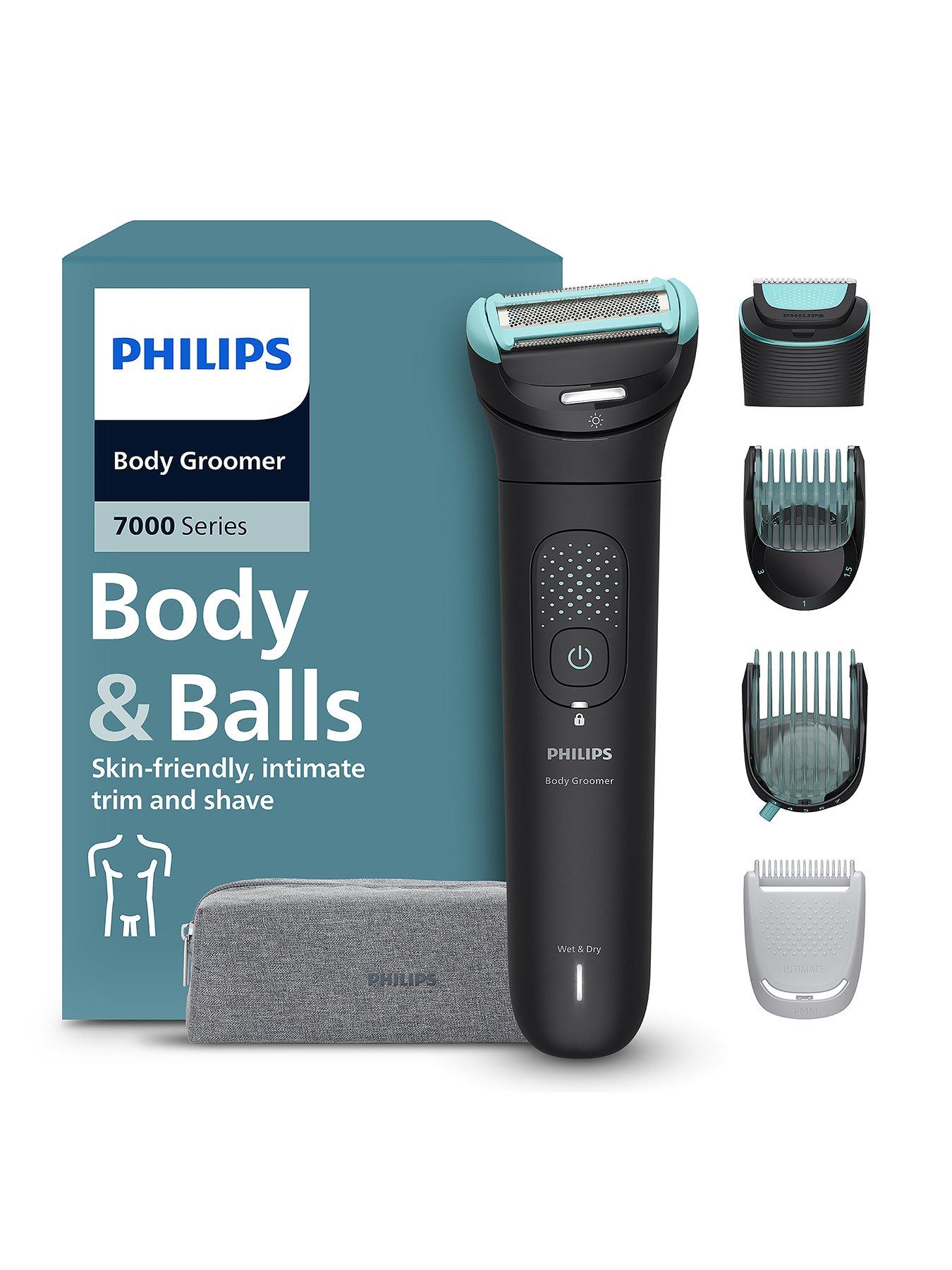 Philips Philips Body Groomer 7000 Series - 2D Flexing Head, Triple Protect Shave System, Intimate Trim  &  Shave, 100% Showerproof, BG7470/15