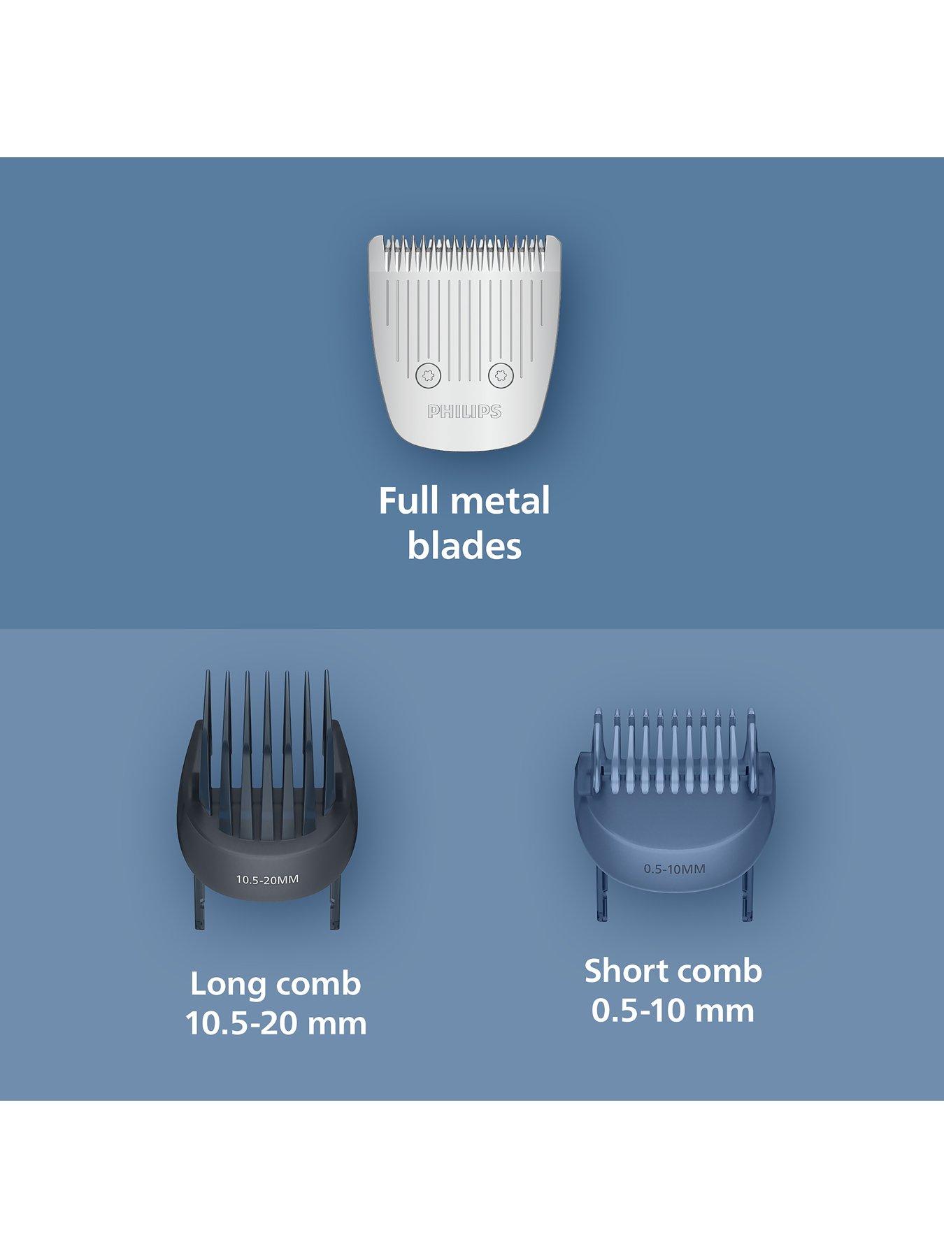 Image 4 of 8 of Philips Beard Trimmer 3000 Series - Self-sharpening Metal Blades, 40 Lock-in Settings, Lift&amp;Trim Comb, 100% Waterproof, Battery Indicator, BT3665/15