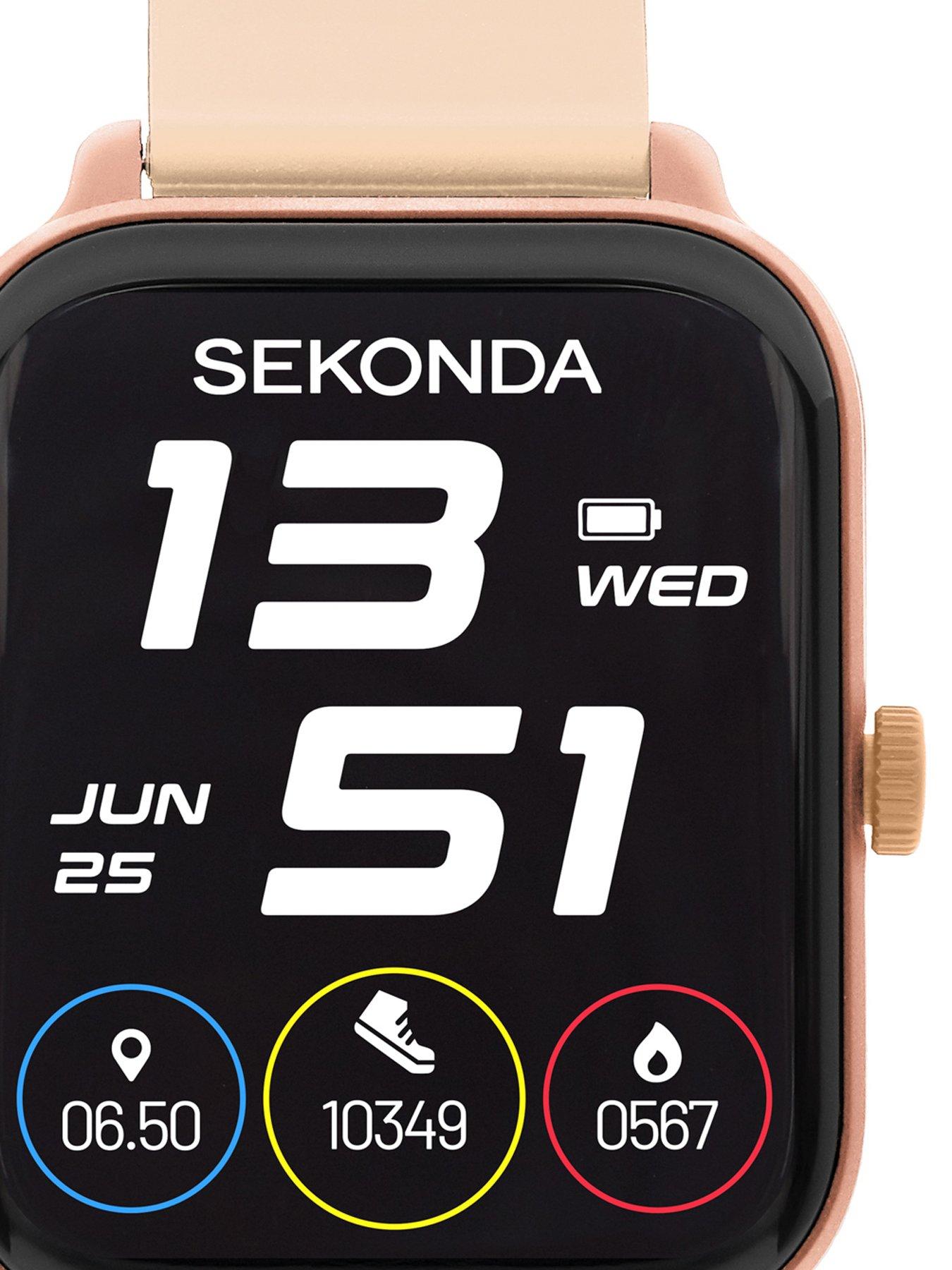 Image 3 of 7 of Sekonda Womens Motion Go Pink Silicone Strap with LCD Dial Smartwatch