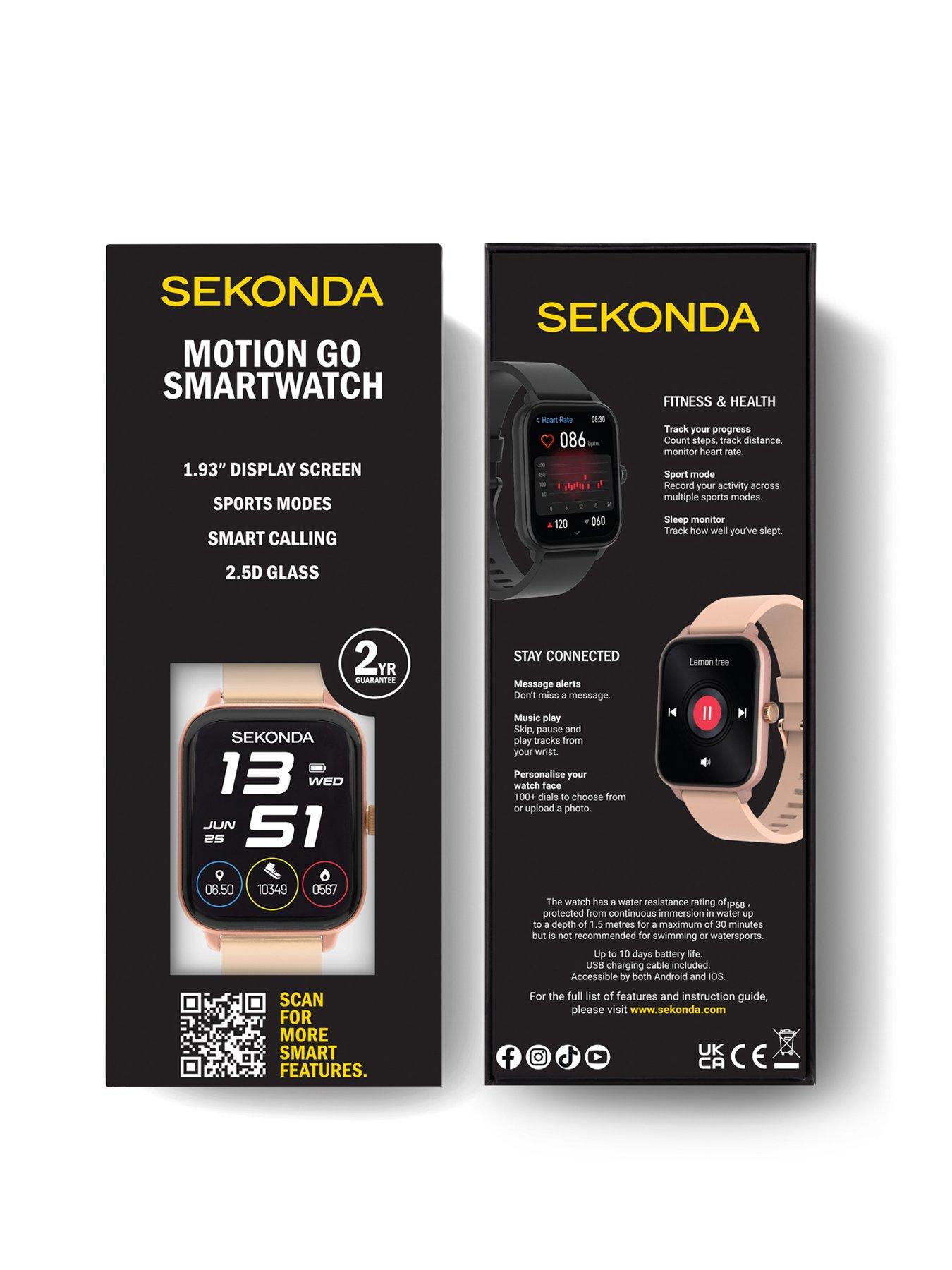 Image 4 of 7 of Sekonda Womens Motion Go Pink Silicone Strap with LCD Dial Smartwatch