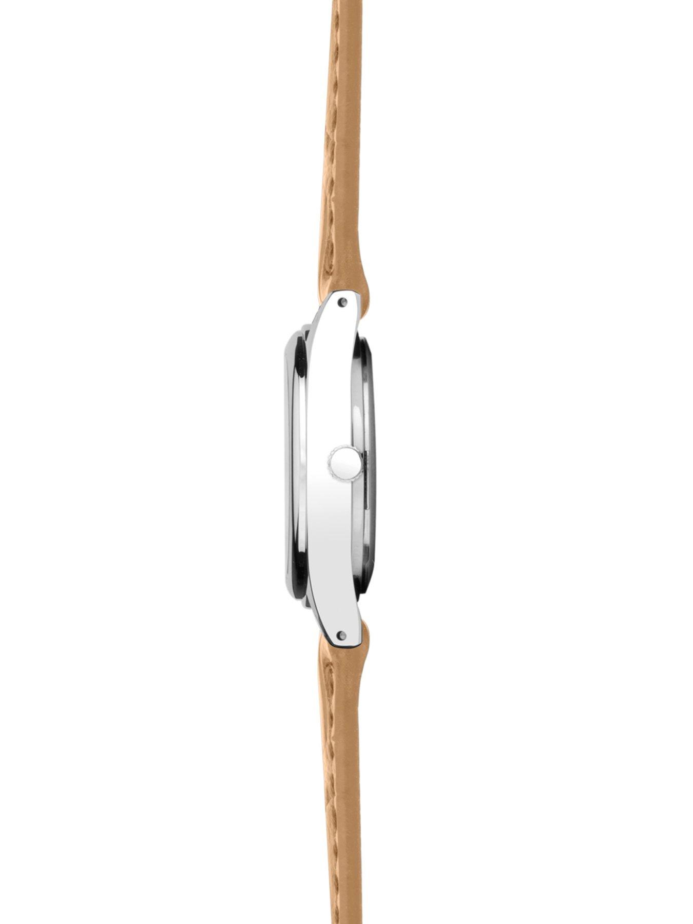 Image 4 of 6 of Sekonda Womens Evans Tan Leather Strap with White Dial Analogue Watch