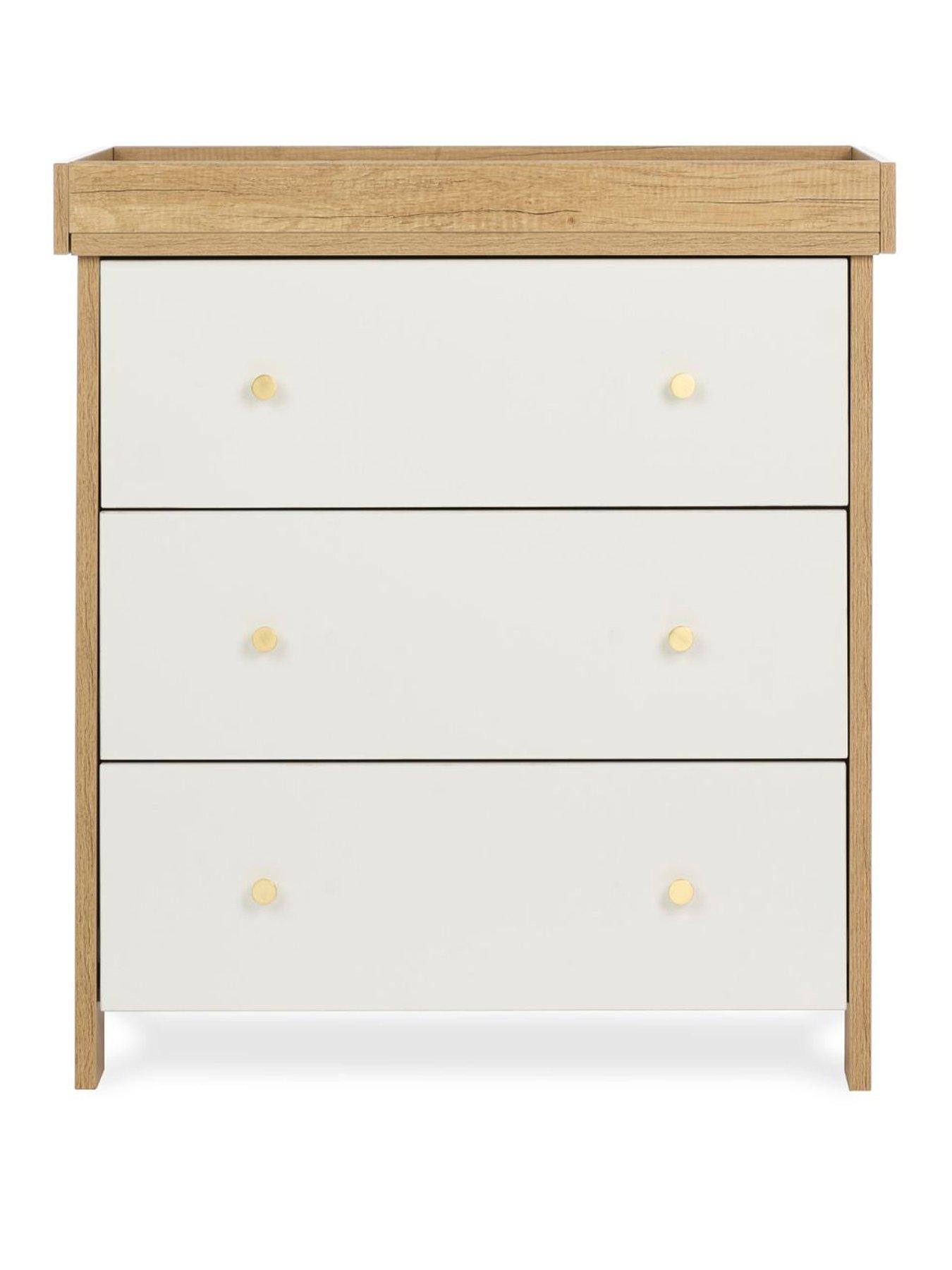 Image 2 of 7 of Obaby Nika Changing Unit - Oak & White