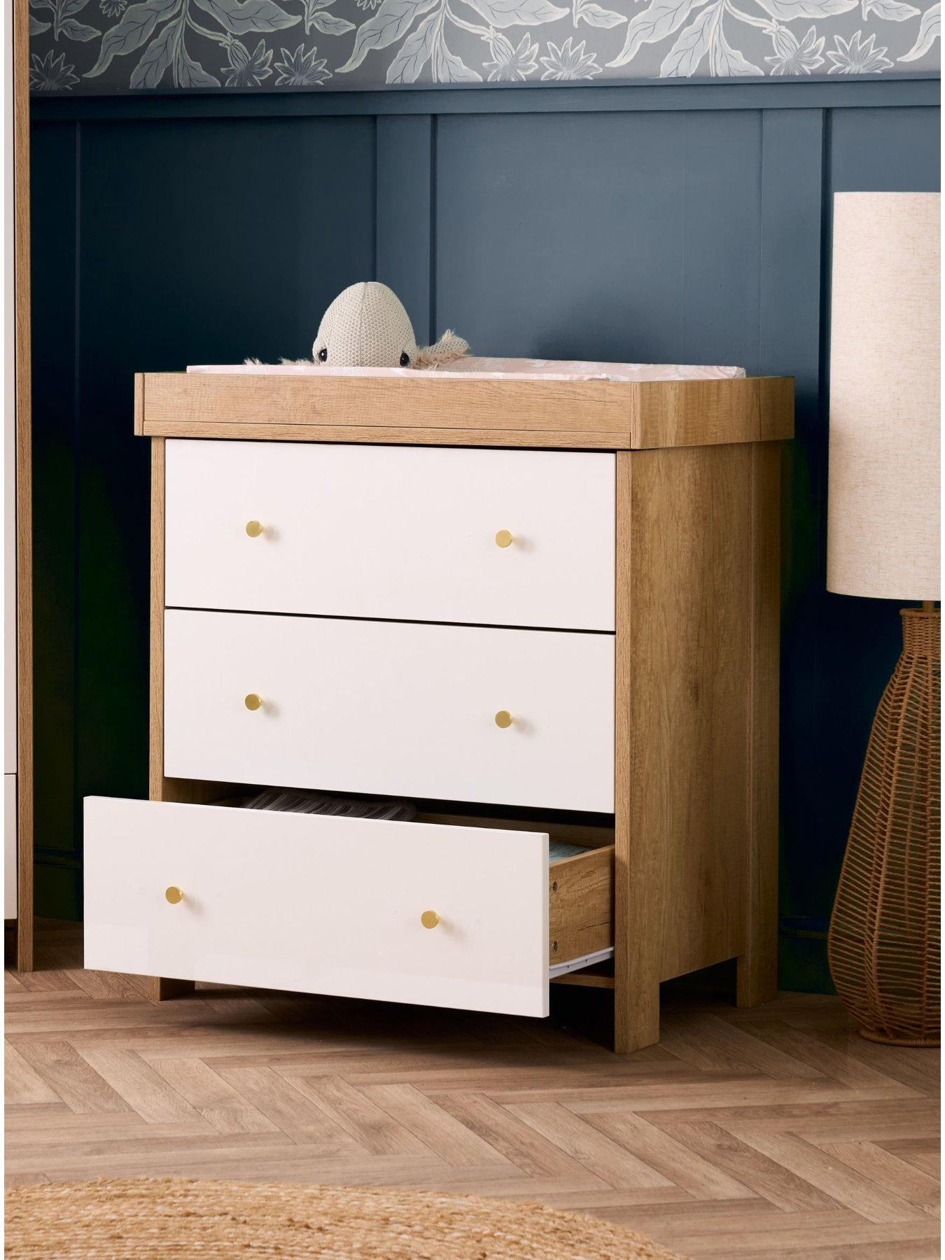 Image 4 of 7 of Obaby Nika Changing Unit - Oak & White