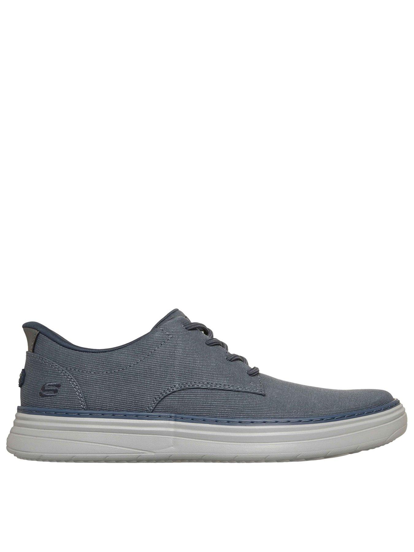 Skechers Hyland Trainer, Navy, Size 7, Men