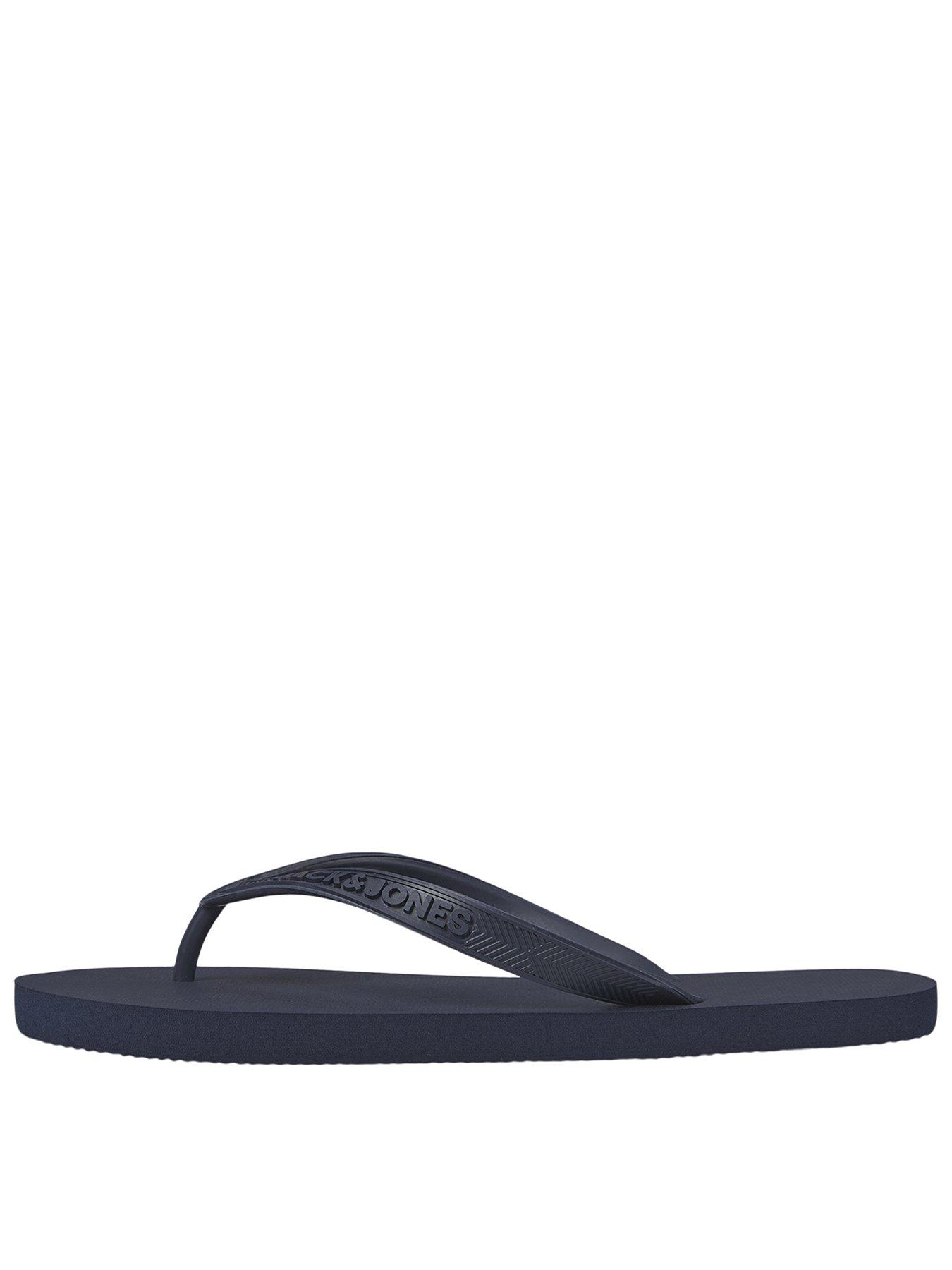 Jack & Jones Eva Flip Flop, Navy, Size 44/45, Men