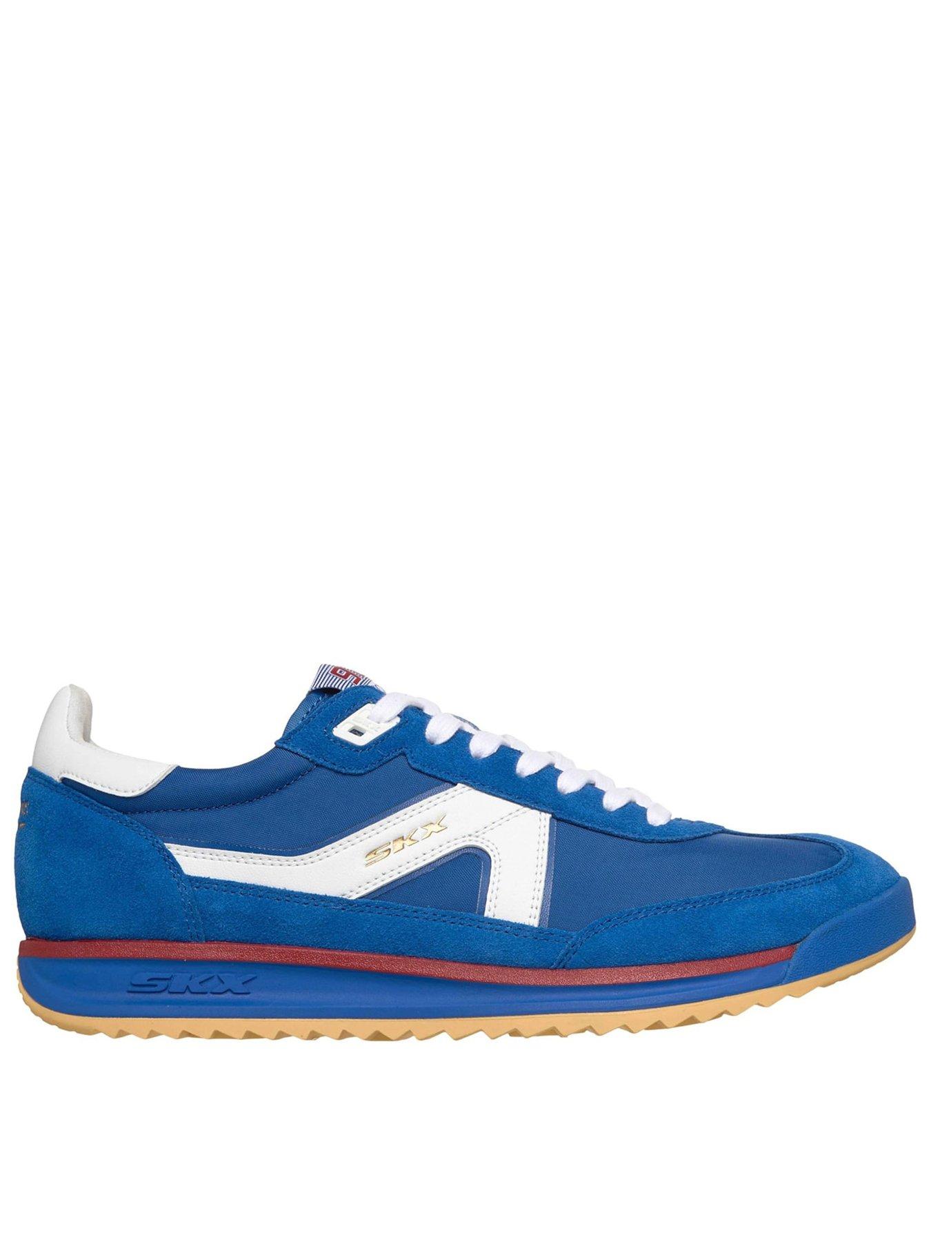 Skechers 92 Spective Trainer, Blue, Size 8, Men