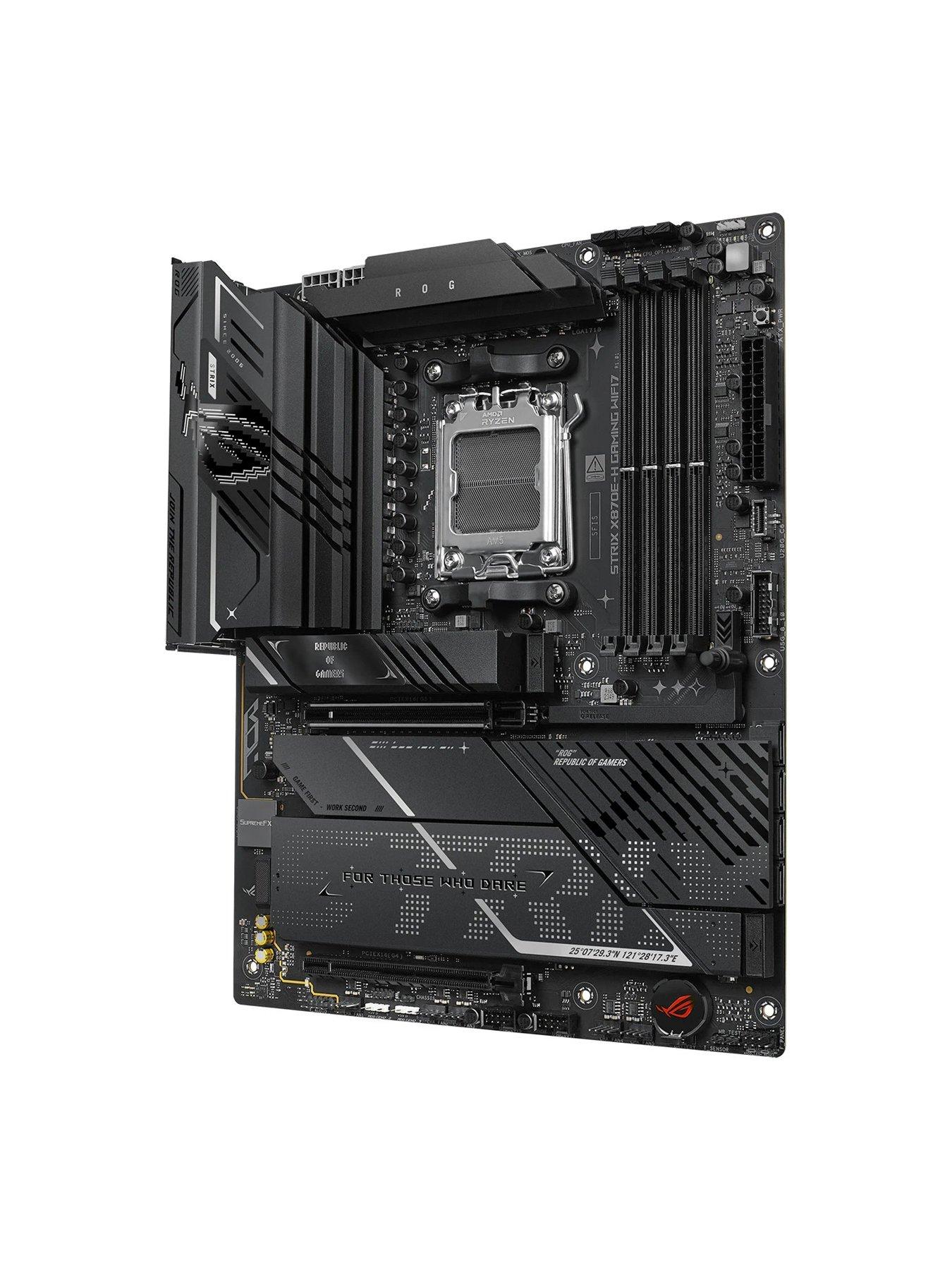 Asus AM5 ROG Strix X870E-H Gaming Wifi7 Motherboard - Black | Very