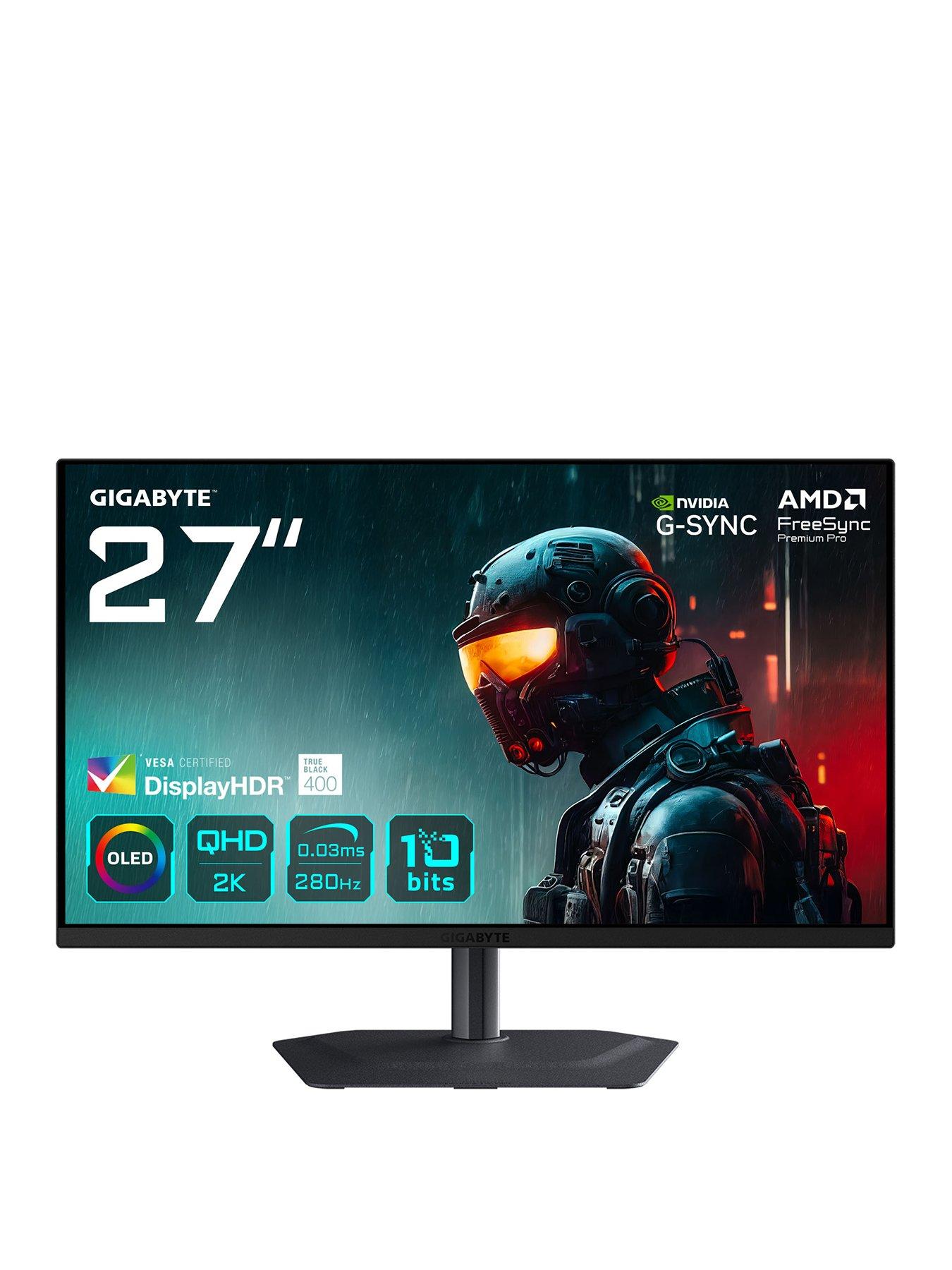 GIGABYTE MO27Q2A 27in OLED 2K QHD Gaming Monitor - 280Hz, 0.03ms, FreeSync Premium Pro, VESA DisplayHDR True Black 400