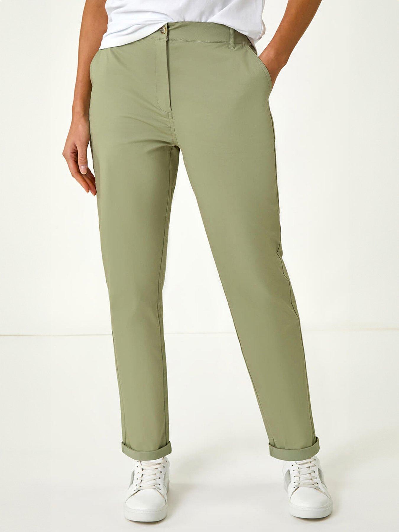 Roman Plain Cotton Chino Trousers