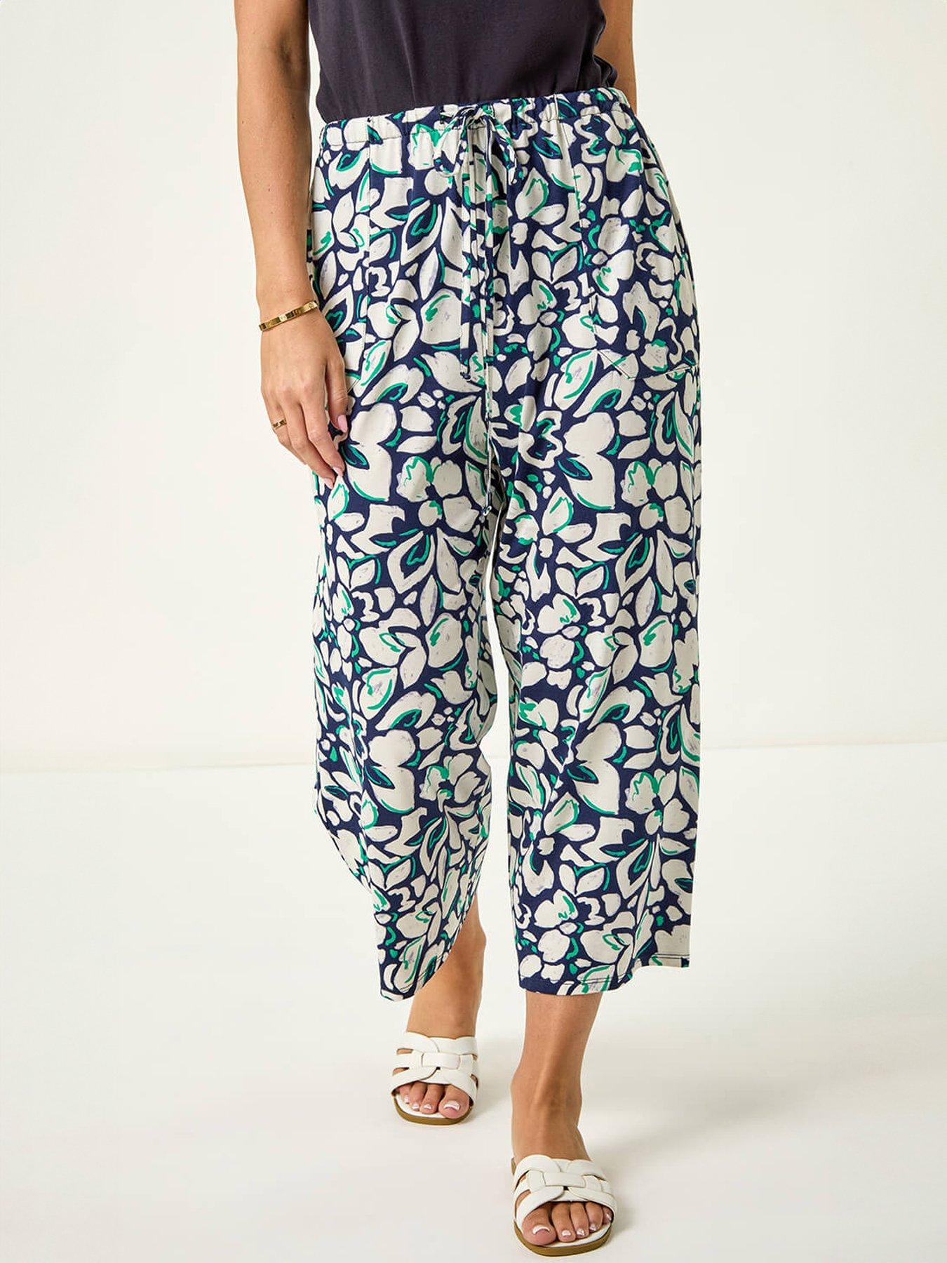 Roman Petite Floral Stretch Trouser