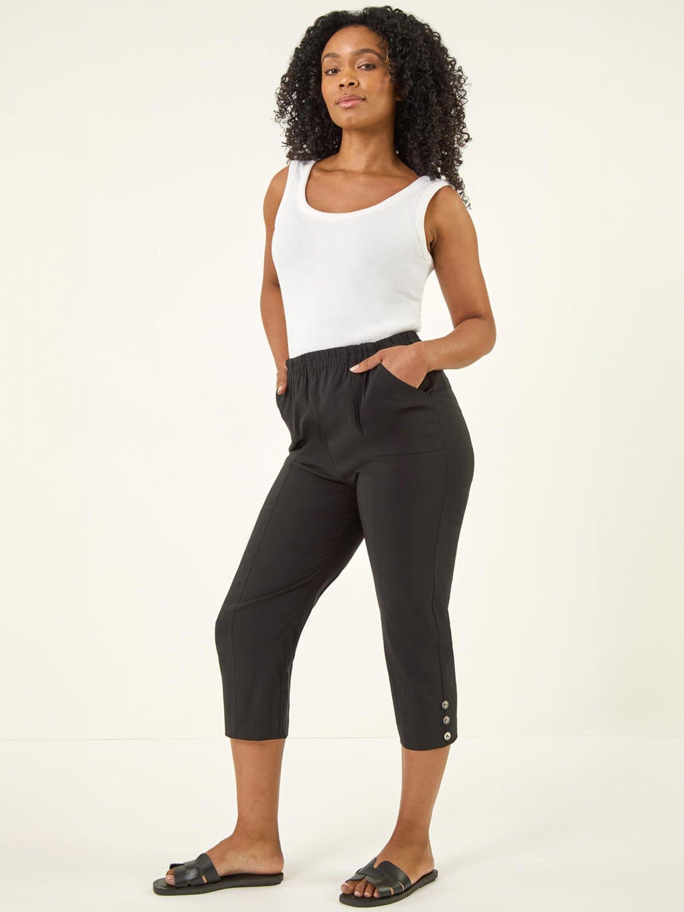 Image 3 of 5 of Roman Petite Bengaline Cropped Trouser