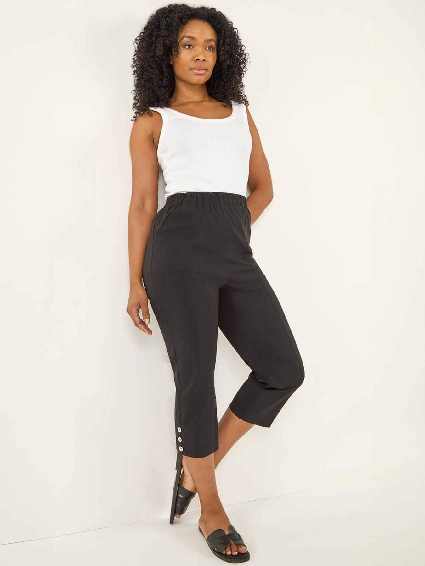 Image 4 of 5 of Roman Petite Bengaline Cropped Trouser