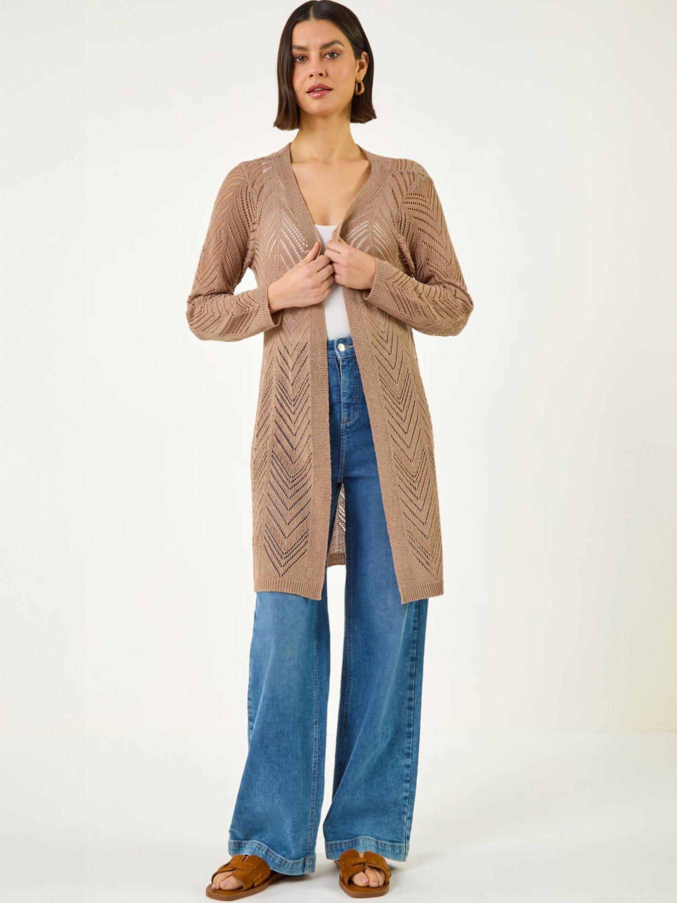 Roman Knitted Longline Cardigan