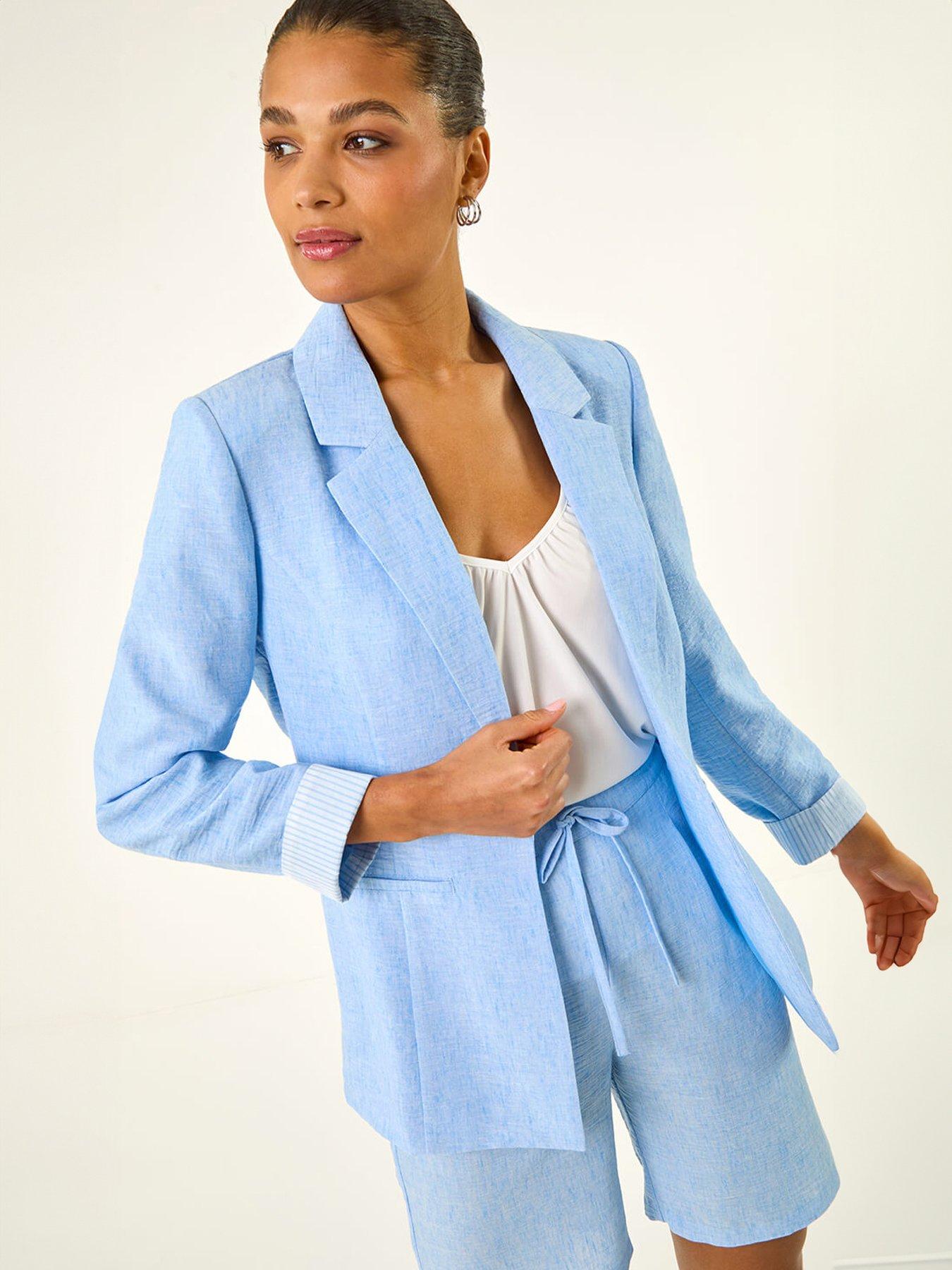 Roman Textured Light Weight Blazer