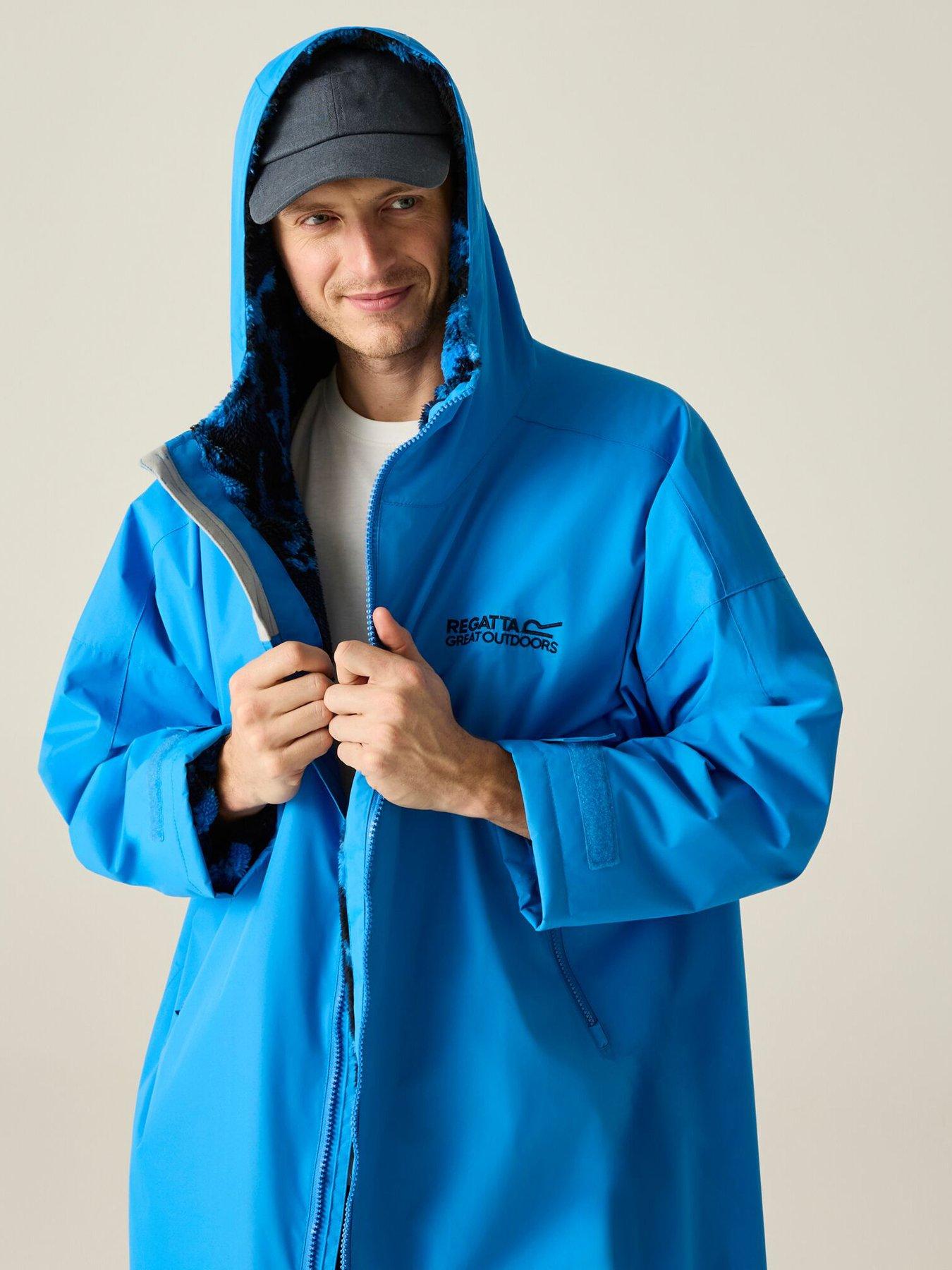 Regatta Adult Waterproof Robe-Sonic (Sketch Camo) - Blue | Very