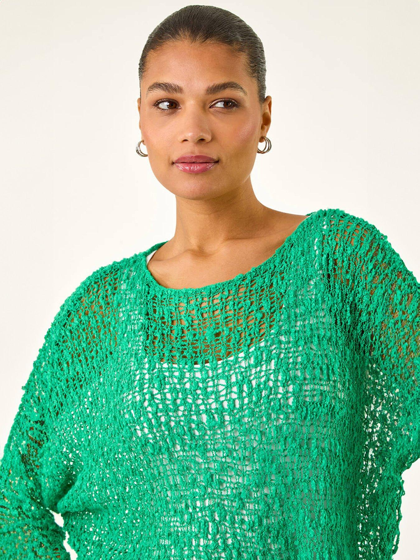 Image 4 of 5 of Roman Light Weight Open Knit Jumper