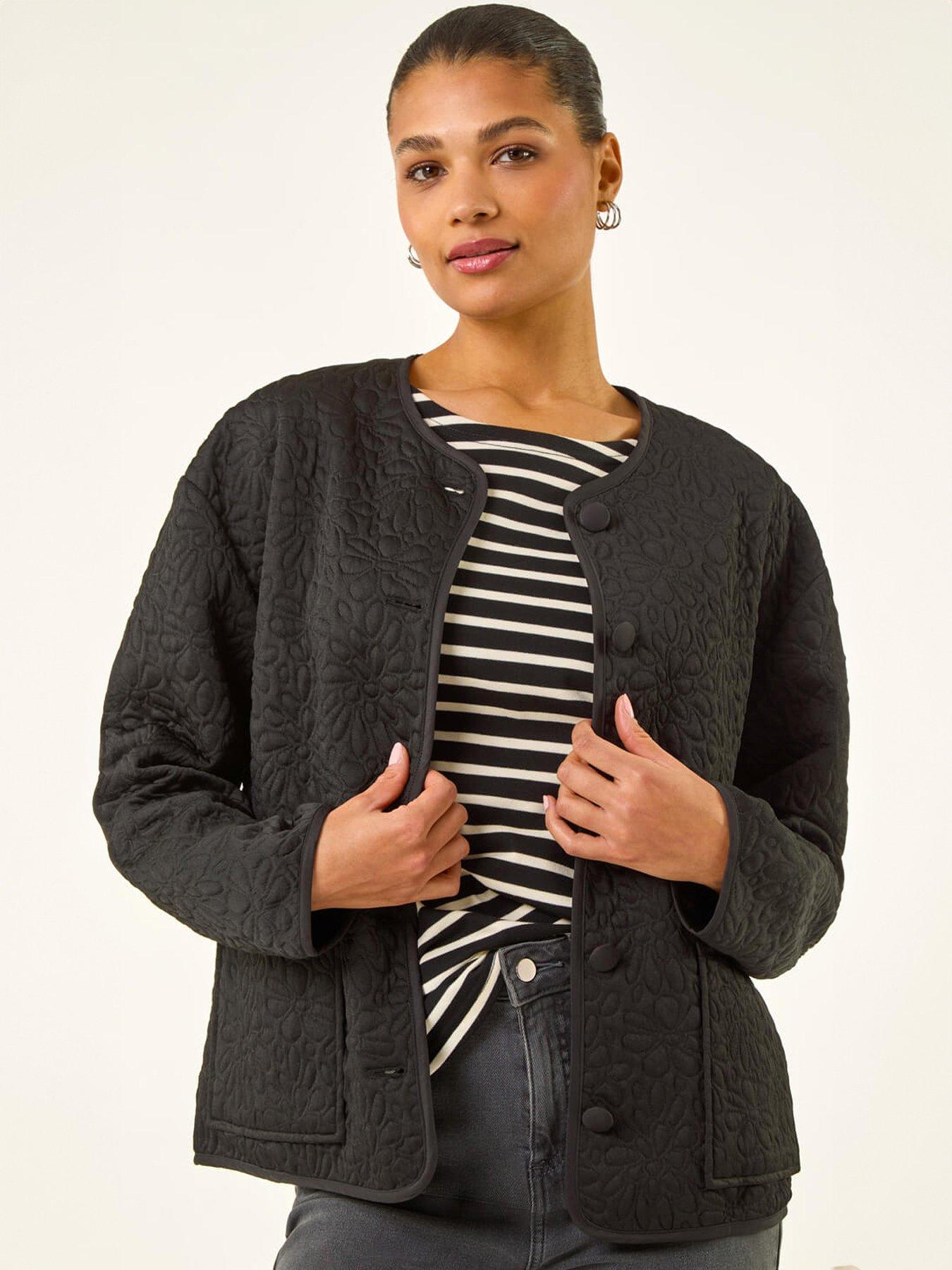 Roman Patterned Pocket Edge Jacket