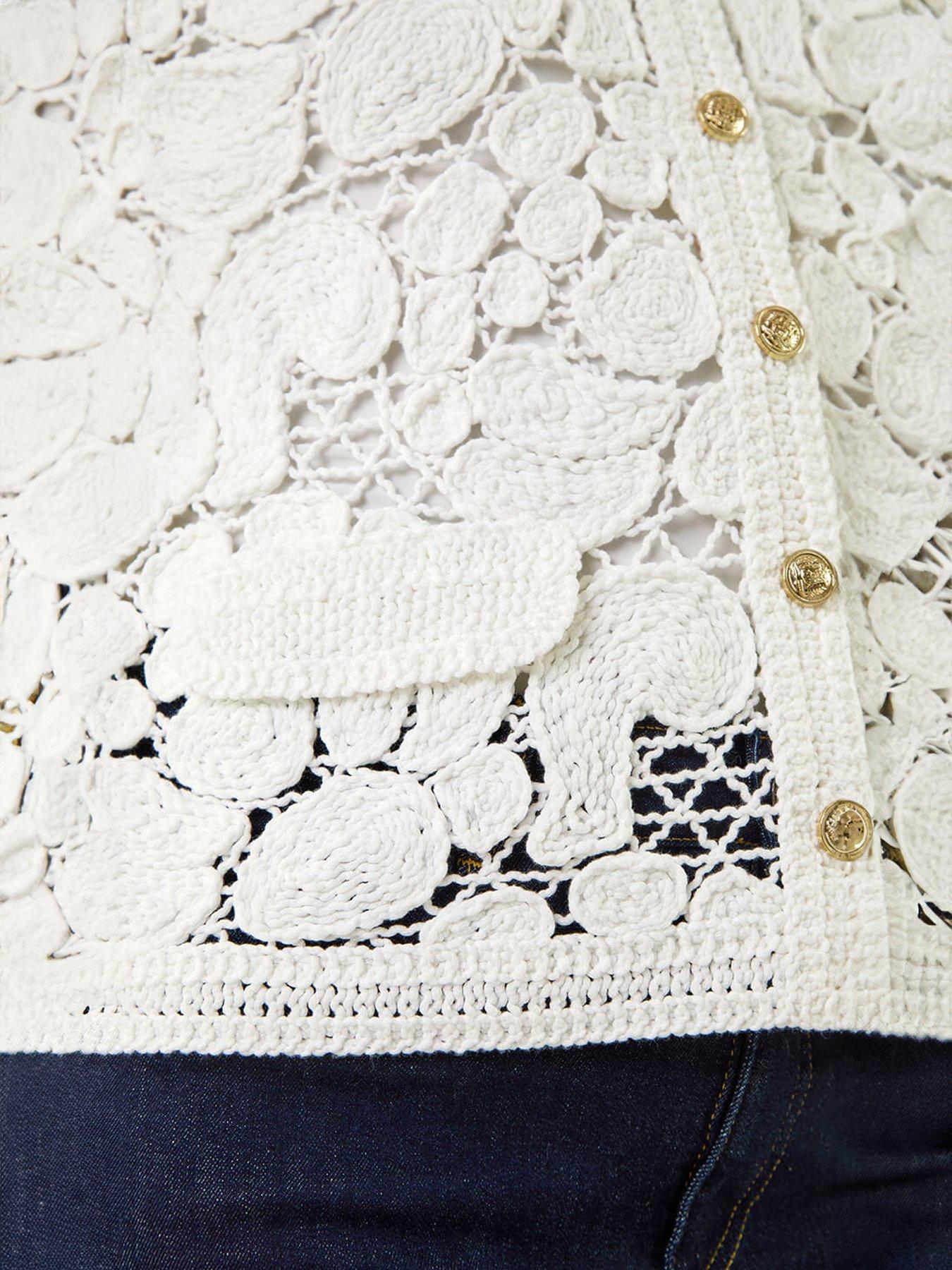 Image 5 of 5 of Roman Crochet Knit Jacket