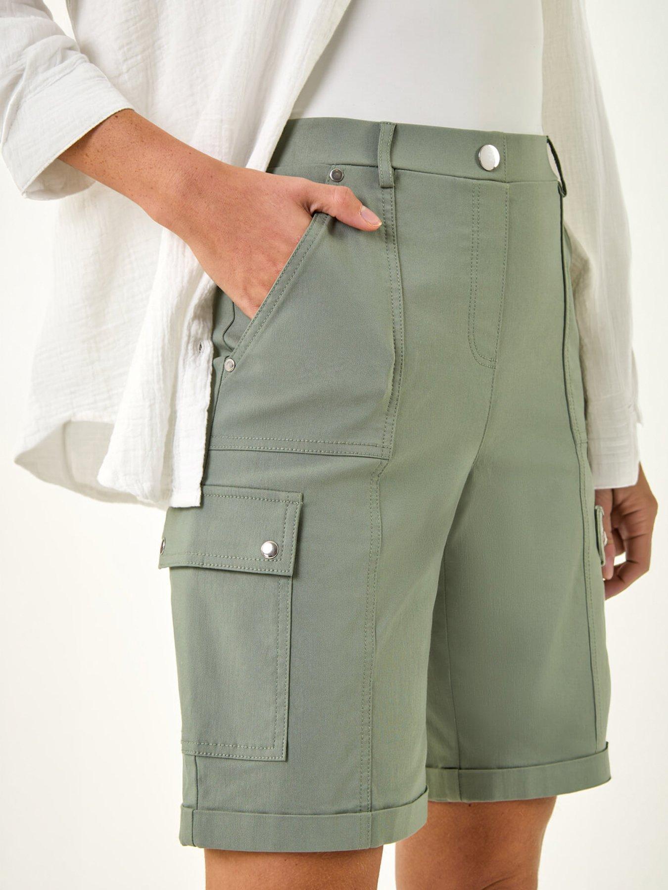 Image 2 of 5 of Roman Cargo Pocket Stretch Shorts