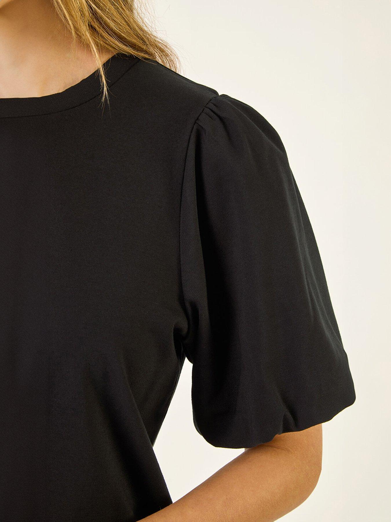 Image 5 of 5 of Roman Dusk Puff Sleeve Stretch T-Shirt