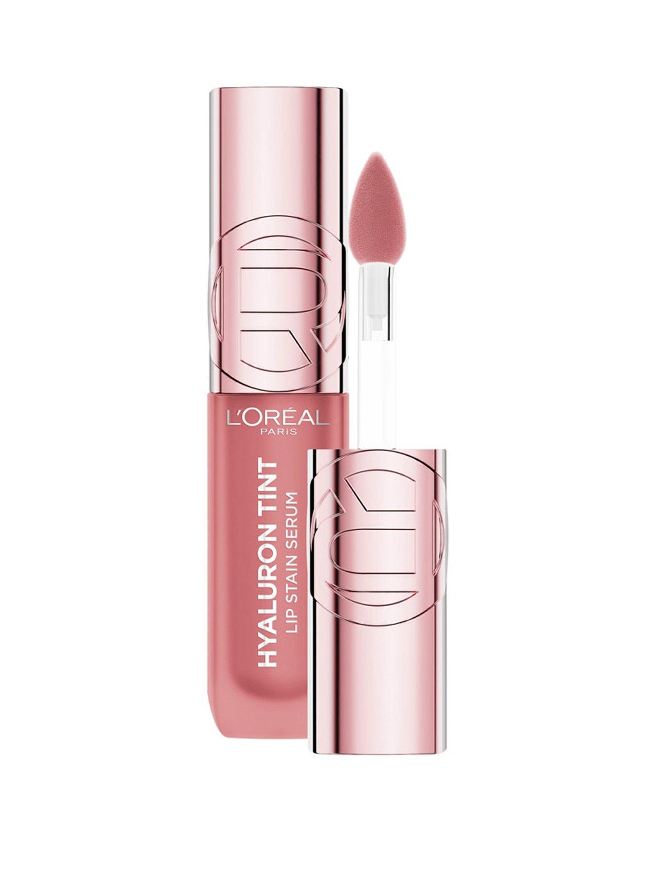 L'Oreal Paris Hyaluron Tint Lip Stain Serum, Hydrating Lip Stain, 485 Nude Espresso
