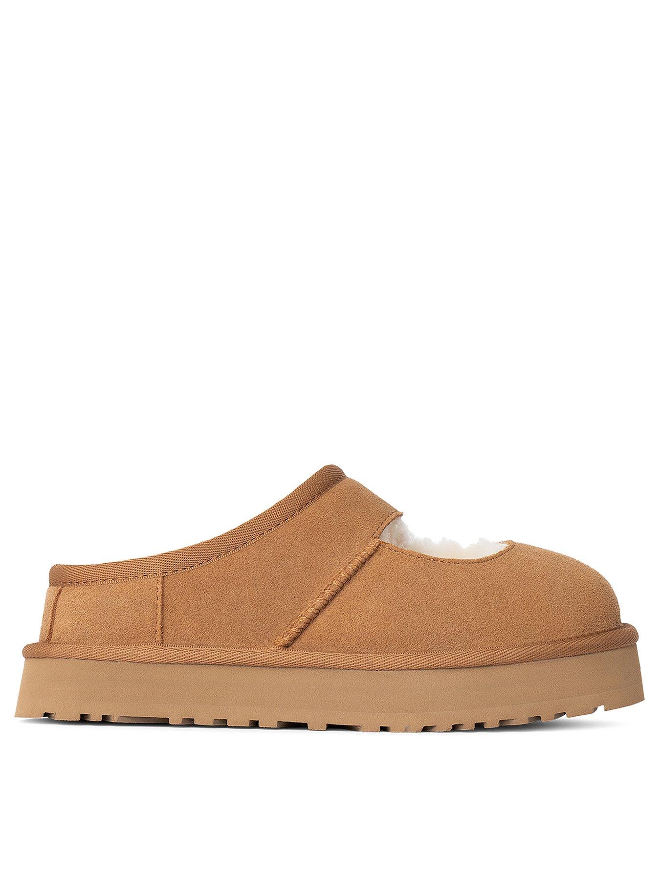 UGG Bea Mary Jane Shoes, Brown, Size 13 Younger