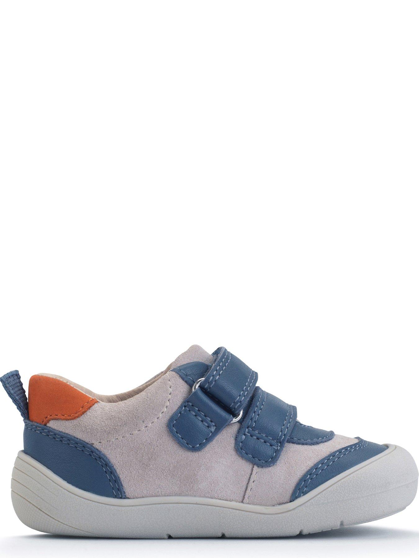 Image 4 of 6 of Start-rite Duel First Walker Shoe - Blue