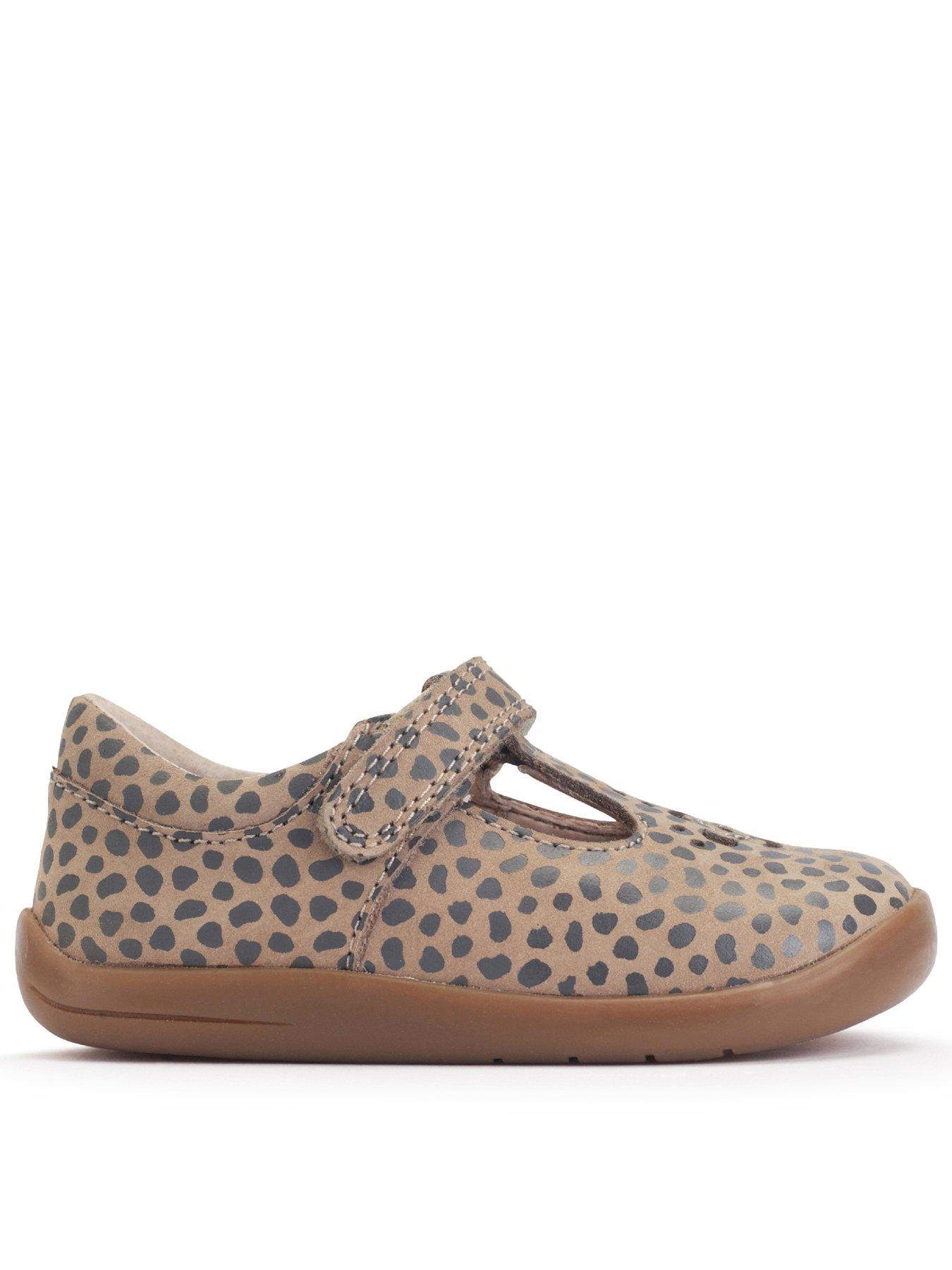 Start-rite Eternal T - Bar Shoes - Leopard