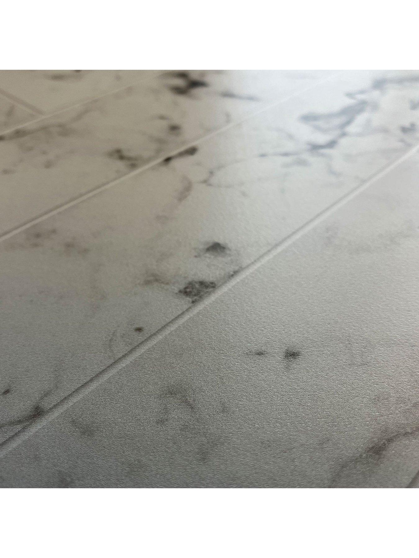 Image 5 of 5 of WilsonArt ALLOY Carrara Marble Herringbone Kitchen Hob Splashback - 600x800mm
