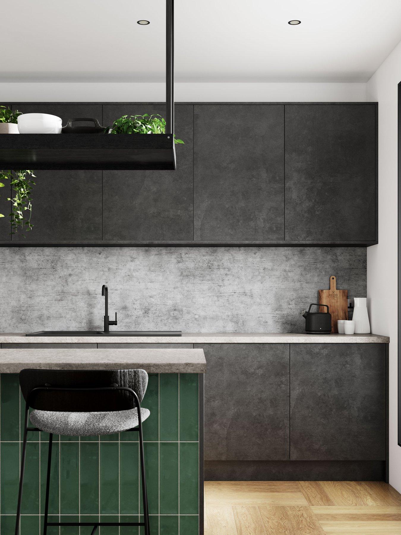 WilsonArt Alloy Brooklyn Concrete 3m Splashback
