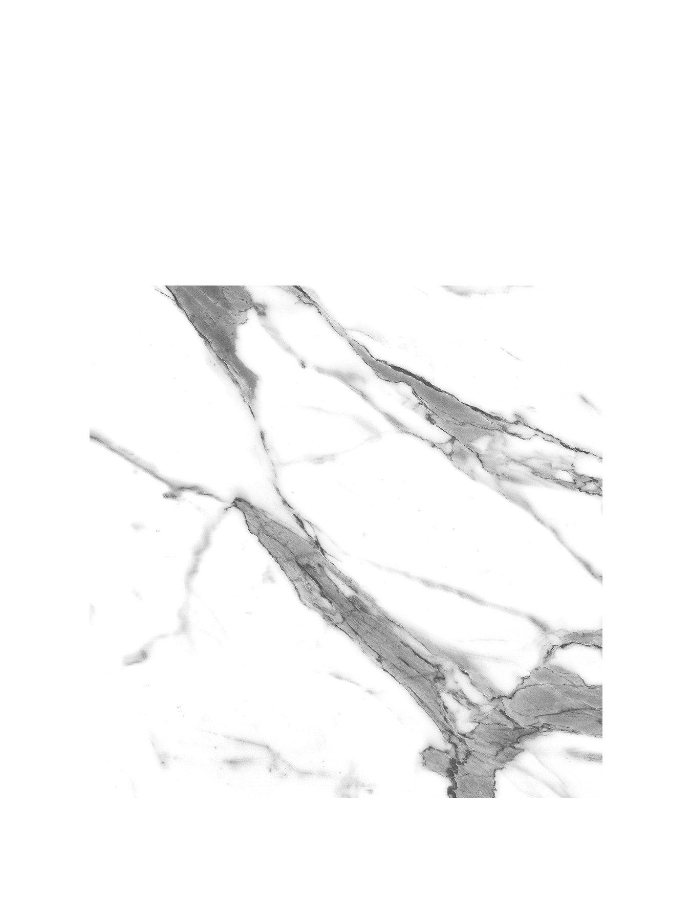 Image 2 of 3 of WilsonArt ALLOY White Marble Kitchen Hob Splashback - 900x800mm
