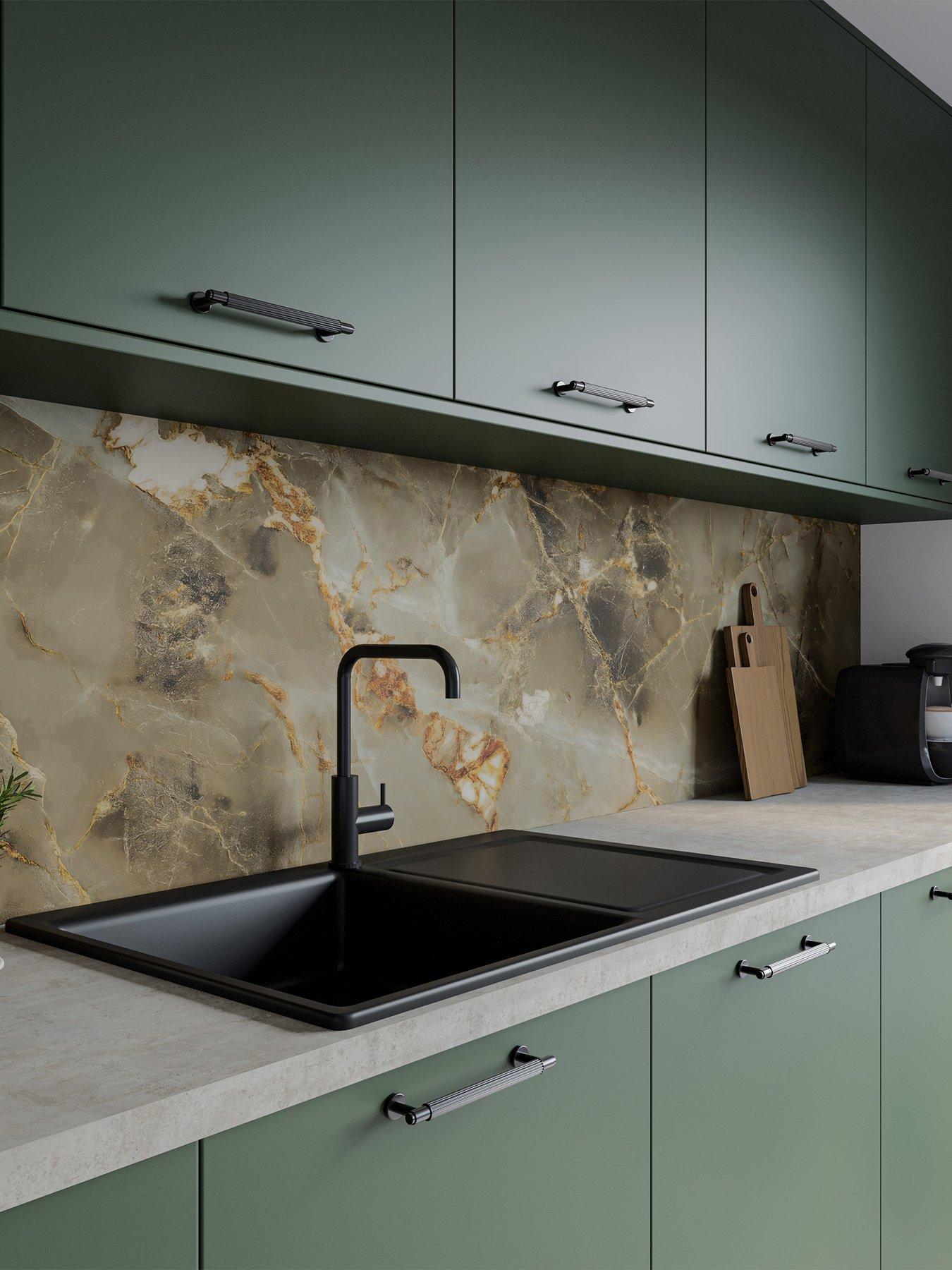 WilsonArt Alloy Aurora Gold 3m Splashback
