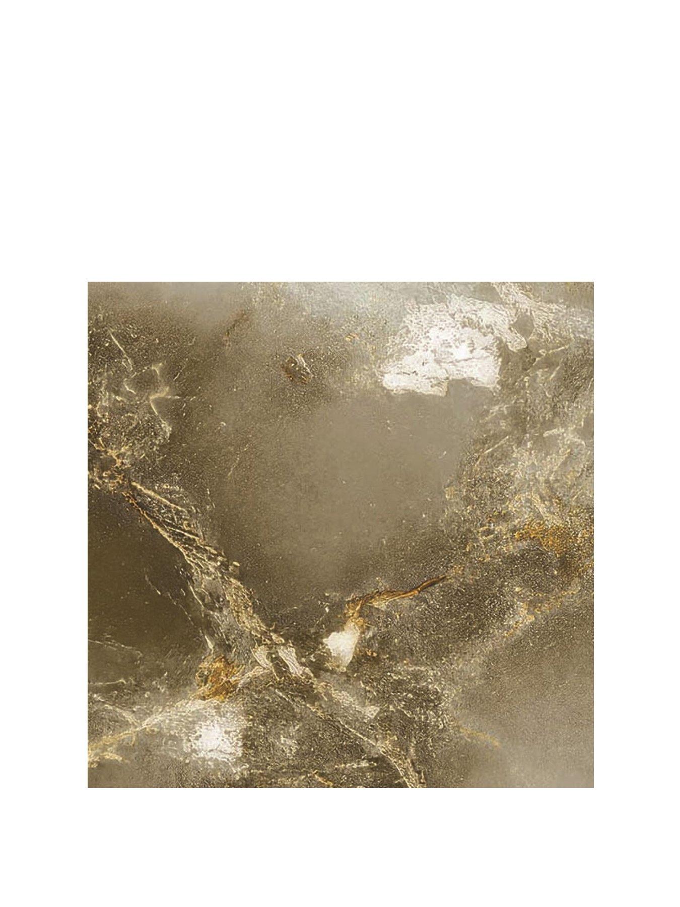 Image 2 of 3 of WilsonArt ALLOY Aurora Gold Kitchen Hob Splashback - 900x800mm