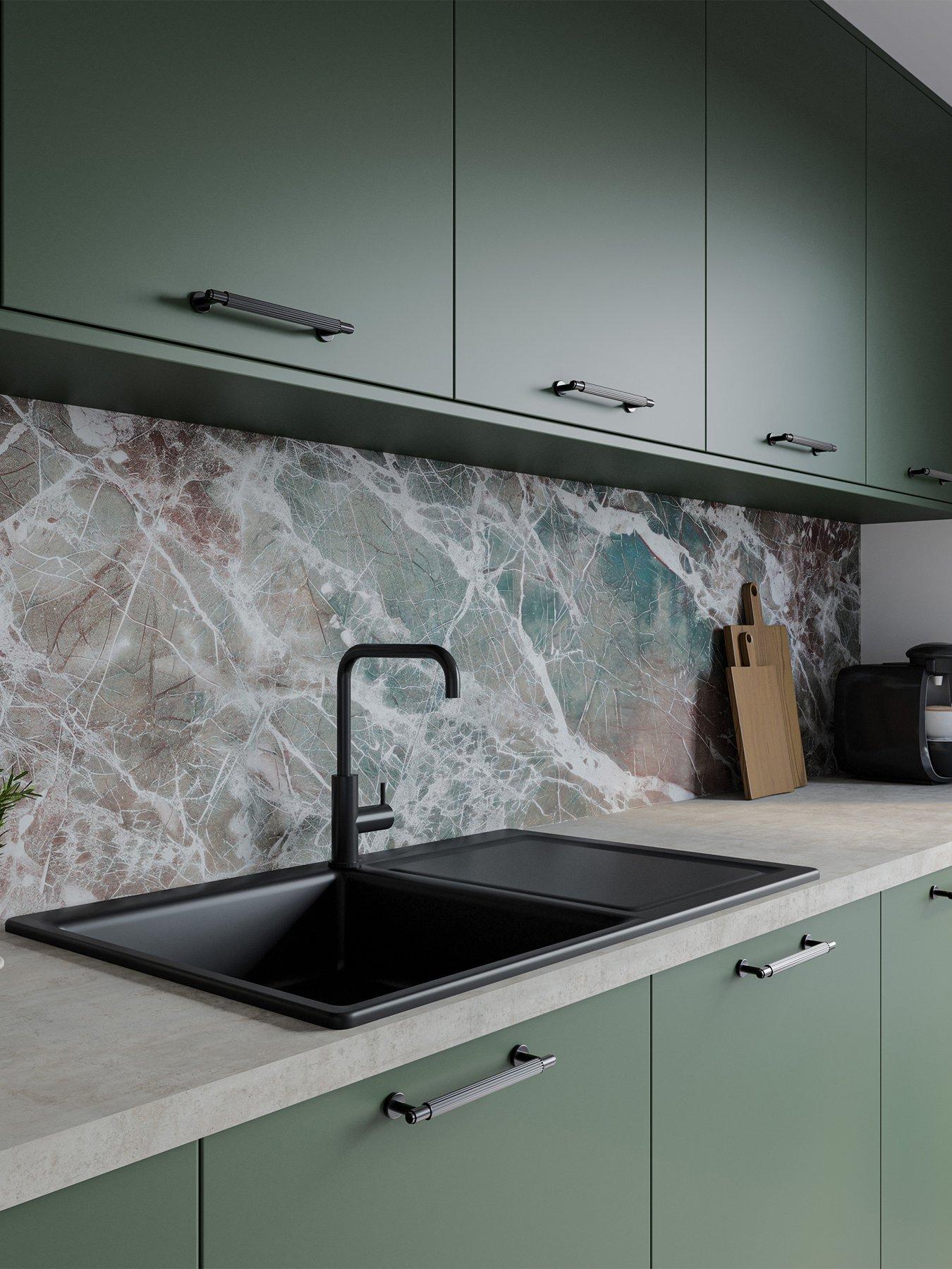 Image 1 of 3 of WilsonArt Alloy Rainforest Marble 3m Splashback