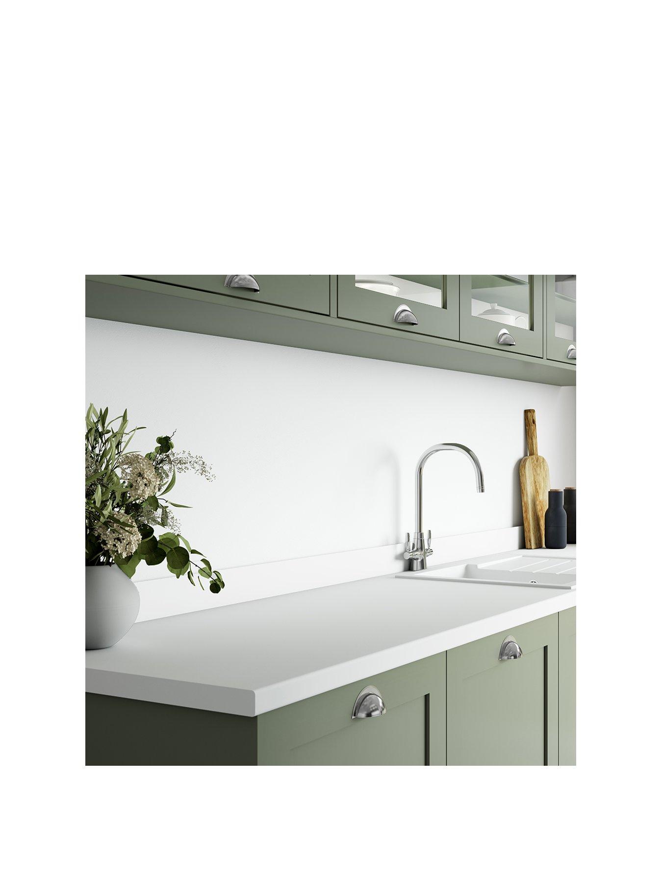 WilsonArt Options Plus Pure White 4.1m Worktop Pf