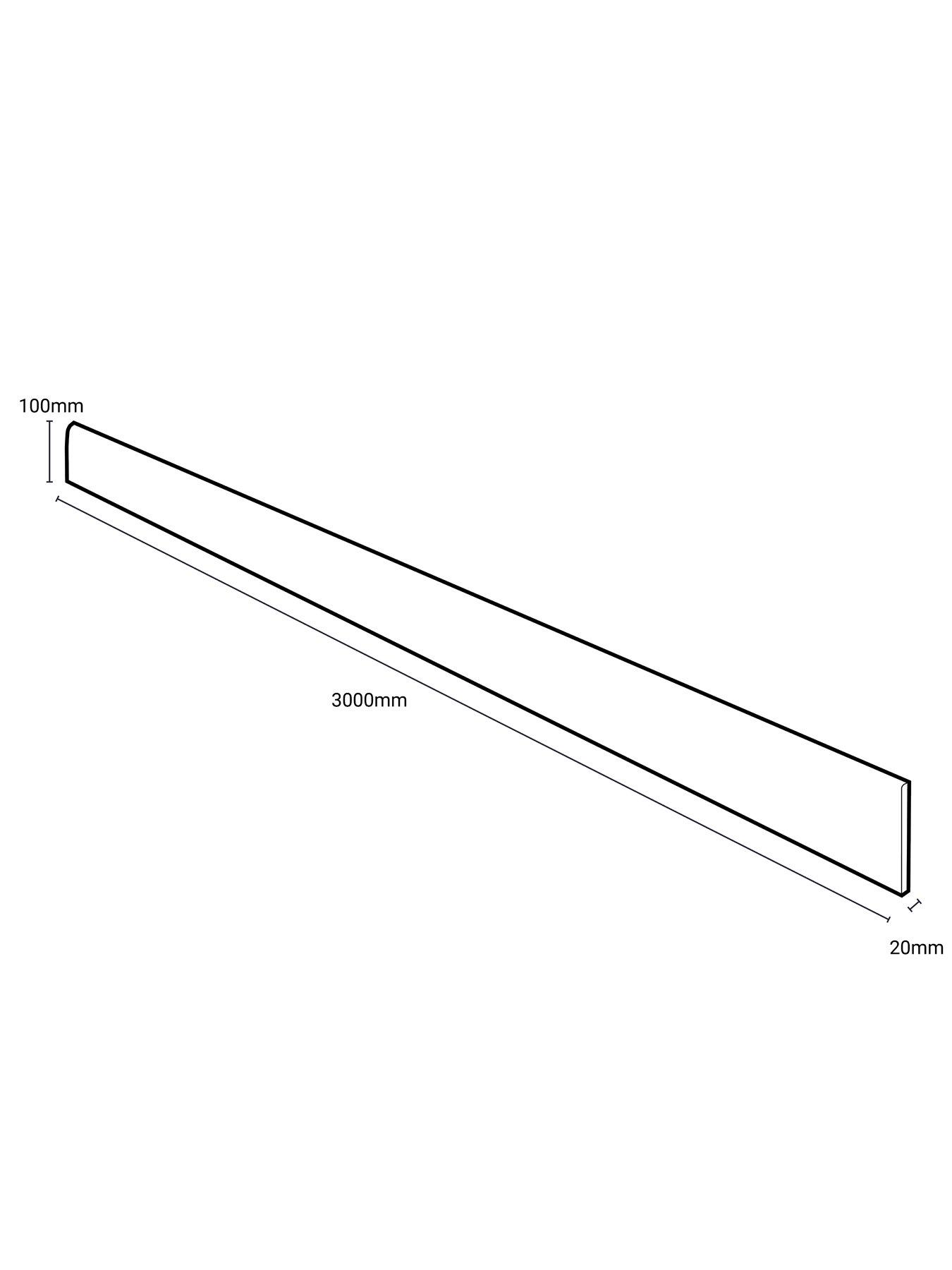 Image 5 of 5 of WilsonArt Plus Sirocco Marble &nbsp;Laminate Kitchen Upstand - 3000mm x 100mm x 20mm