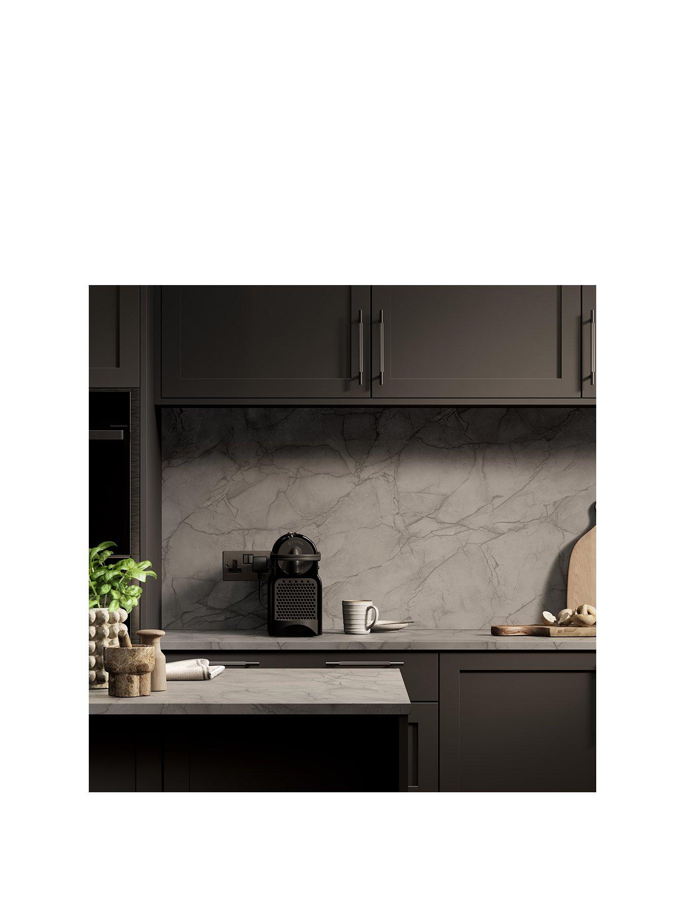 Image 2 of 5 of WilsonArt Omega Sleek Emperador Marble &nbsp;Square Edge Laminate Kitchen &nbsp;Breakfast Bar - 3000 x 900mm x 22mm