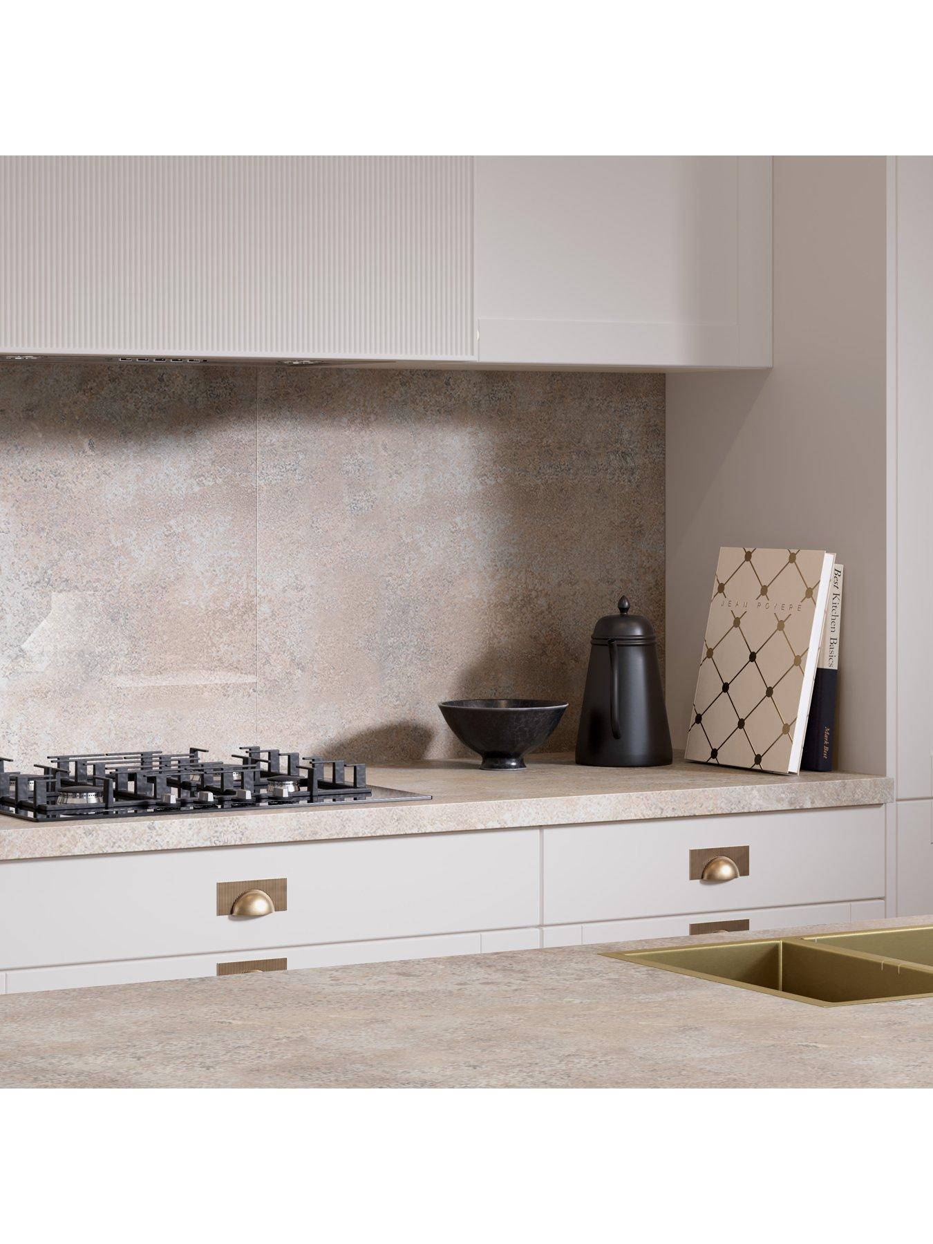 Image 4 of 6 of WilsonArt Omega Modern Caldeira Square Edge Laminate Kitchen Worktop - 4100 x 620mm x 38mm