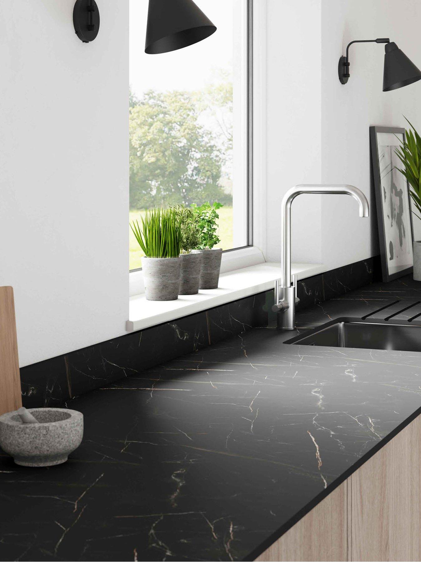 Image 1 of 5 of WilsonArt Zenith Kitchen Backsplash - Don Tello Marble - 3000mm x 600mm x 9mm
