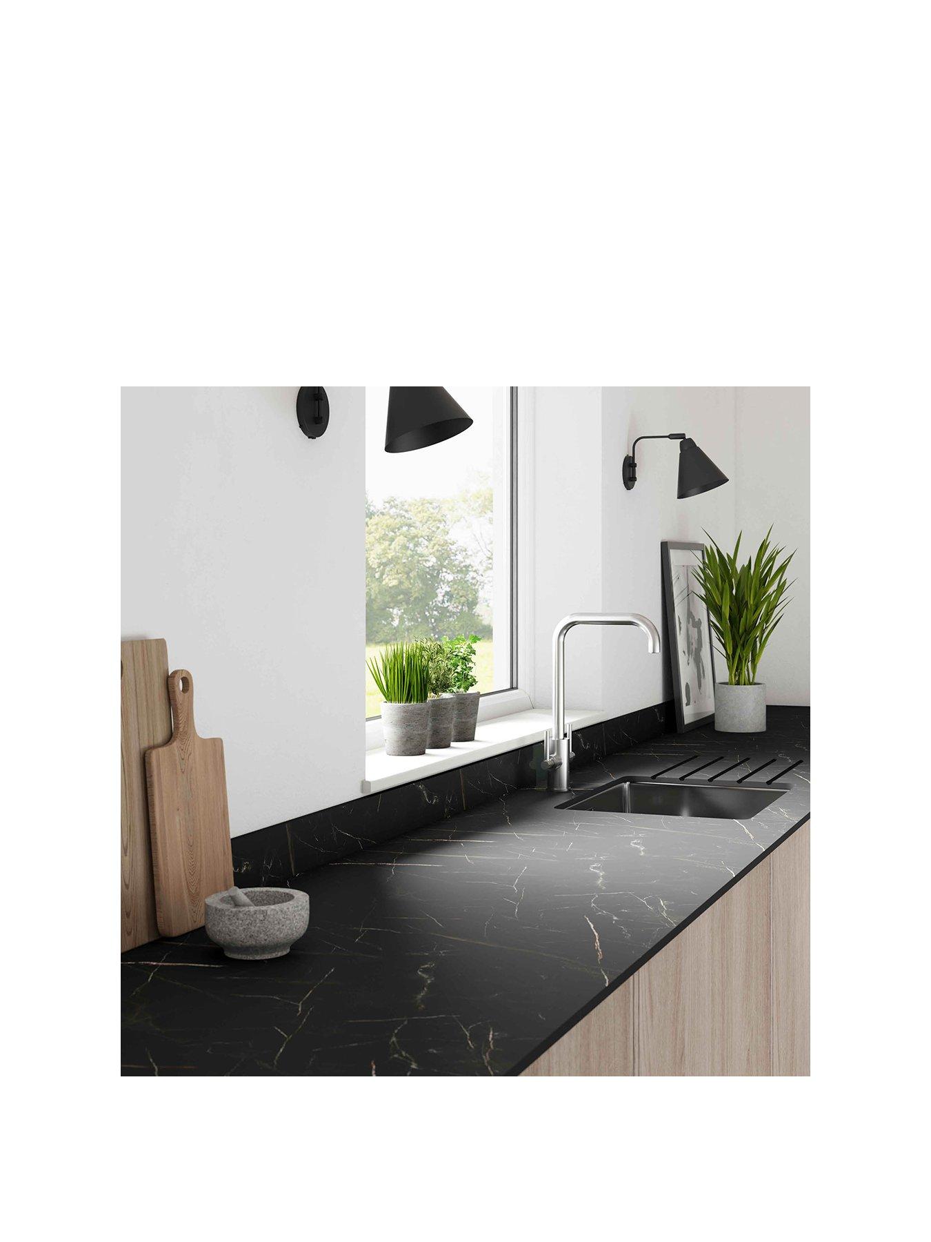 WilsonArt Zenith Kitchen Upstand - Don Tello Marble - 3000mm x 95mm x ...