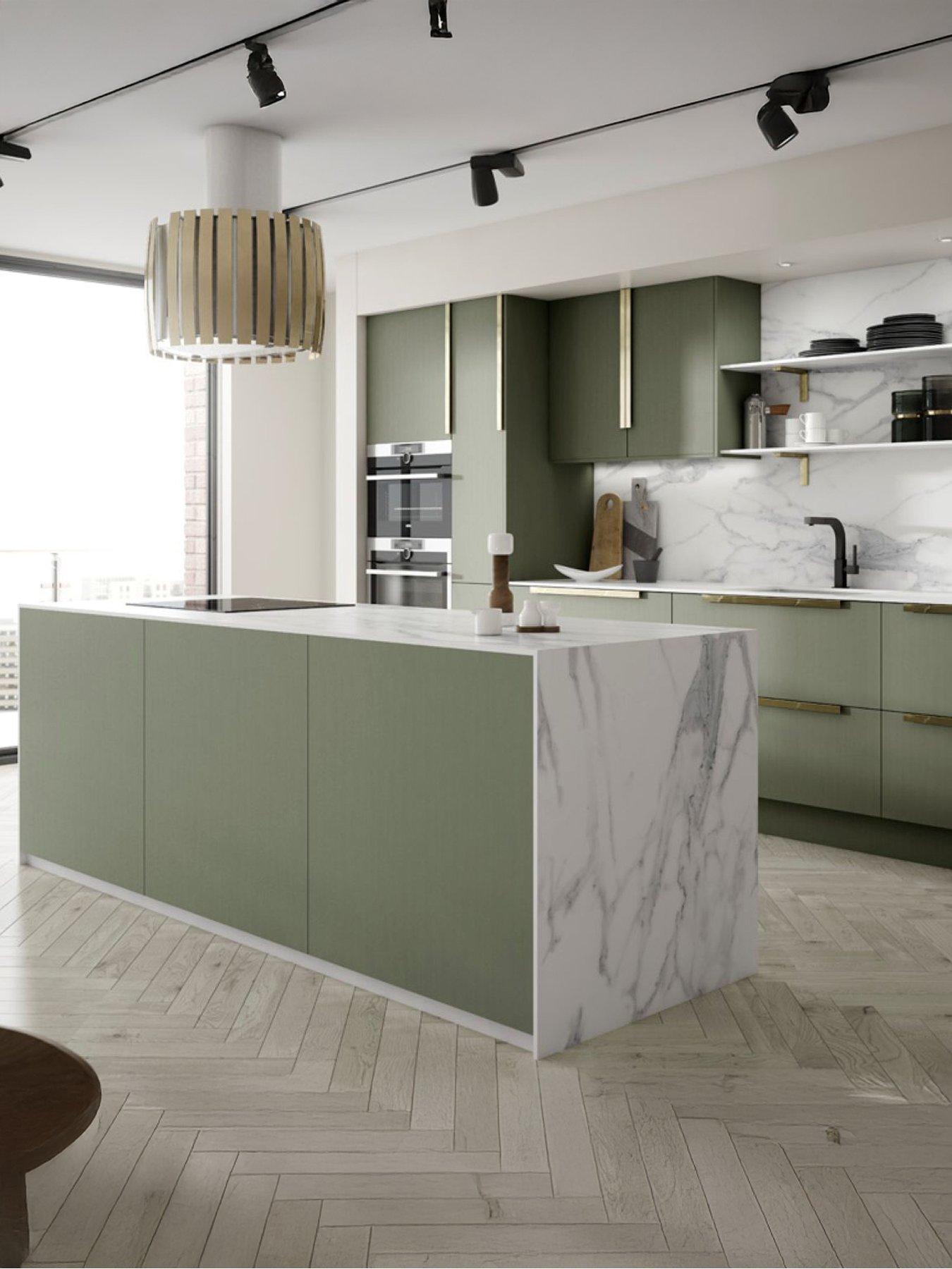 Image 1 of 4 of WilsonArt Zenith Kitchen Backsplash - Marbre Veneto - 3000mm x 600mm x 9mm