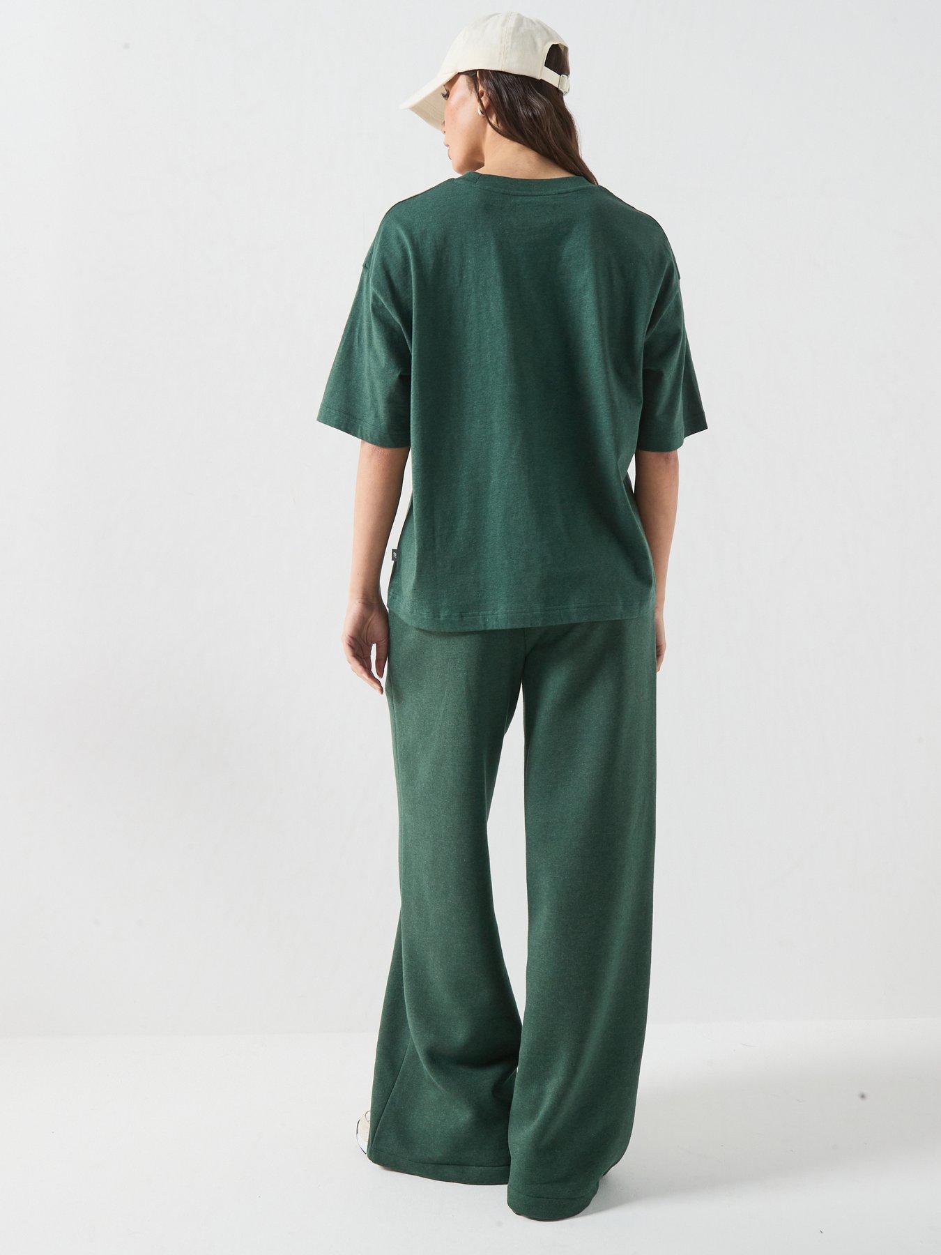 Image 6 of 6 of New Balance Womens Trackside Oversized T-Shirt - Green